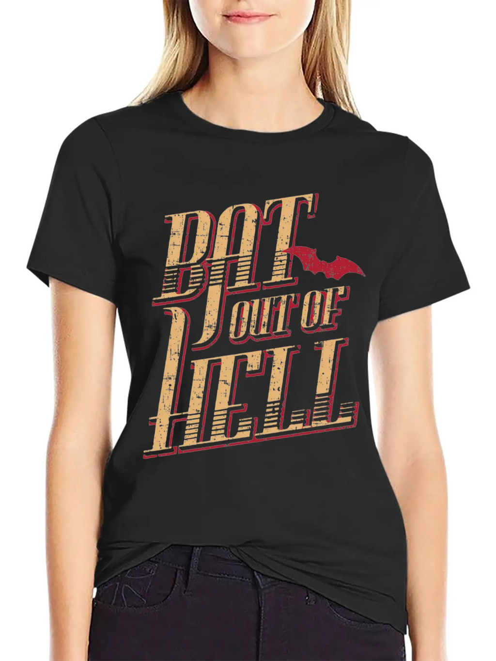 Meat Loaf Bat Out Of Hell Lyric Breathable Soft Cotton T-Shirt – Timeless Casual Look