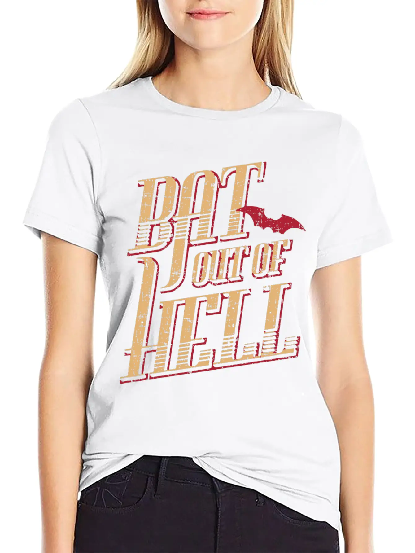 Meat Loaf Bat Out Of Hell Lyric Breathable Soft Cotton T-Shirt – Timeless Casual Look