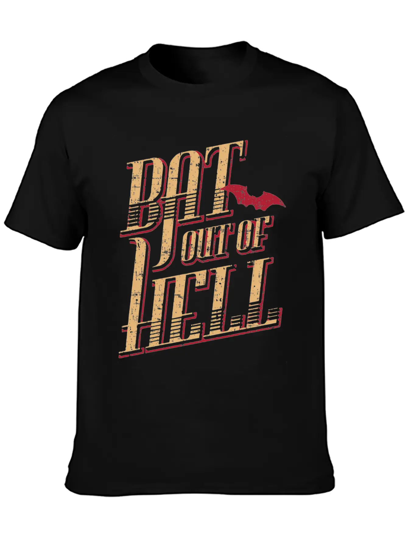 Meat Loaf Bat Out Of Hell Lyric Breathable Soft Cotton T-Shirt – Timeless Casual Look