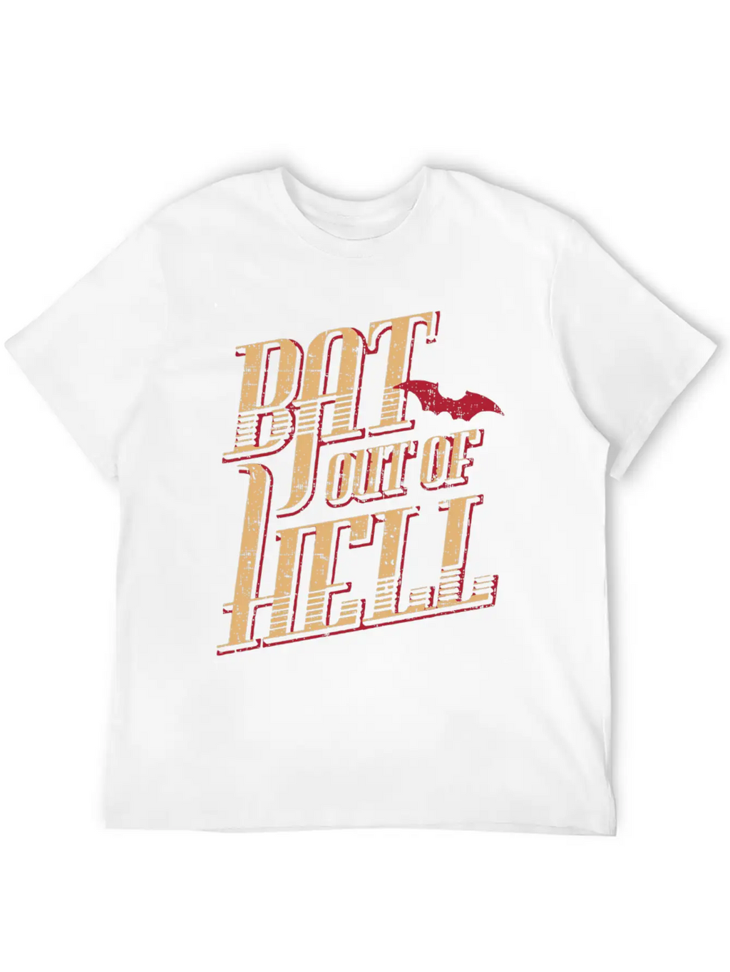Meat Loaf Bat Out Of Hell Lyric Breathable Soft Cotton T-Shirt – Timeless Casual Look