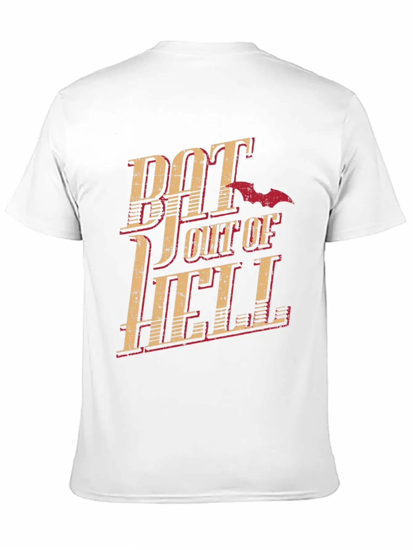 Meat Loaf Bat Out Of Hell Lyric Breathable Soft Cotton T-Shirt – Timeless Casual Look