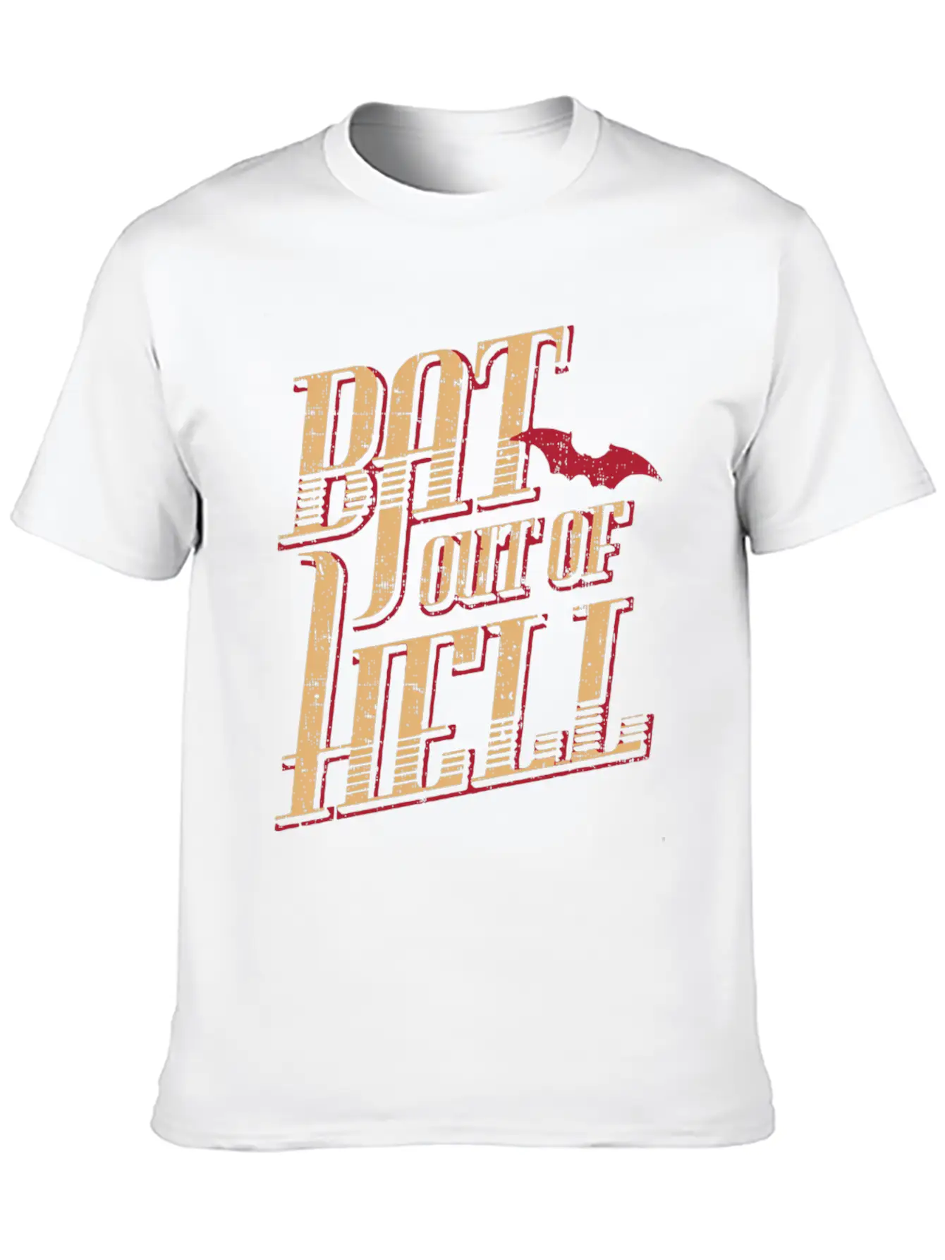 Meat Loaf Bat Out Of Hell Lyric Breathable Soft Cotton T-Shirt – Timeless Casual Look