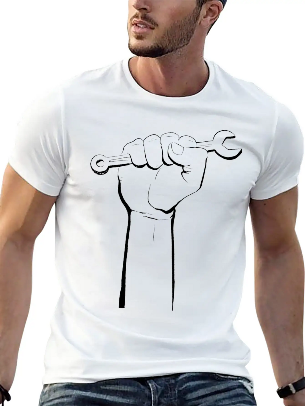 Mechanic Pride Breathable Soft Cotton T-Shirt – Timeless Casual Look