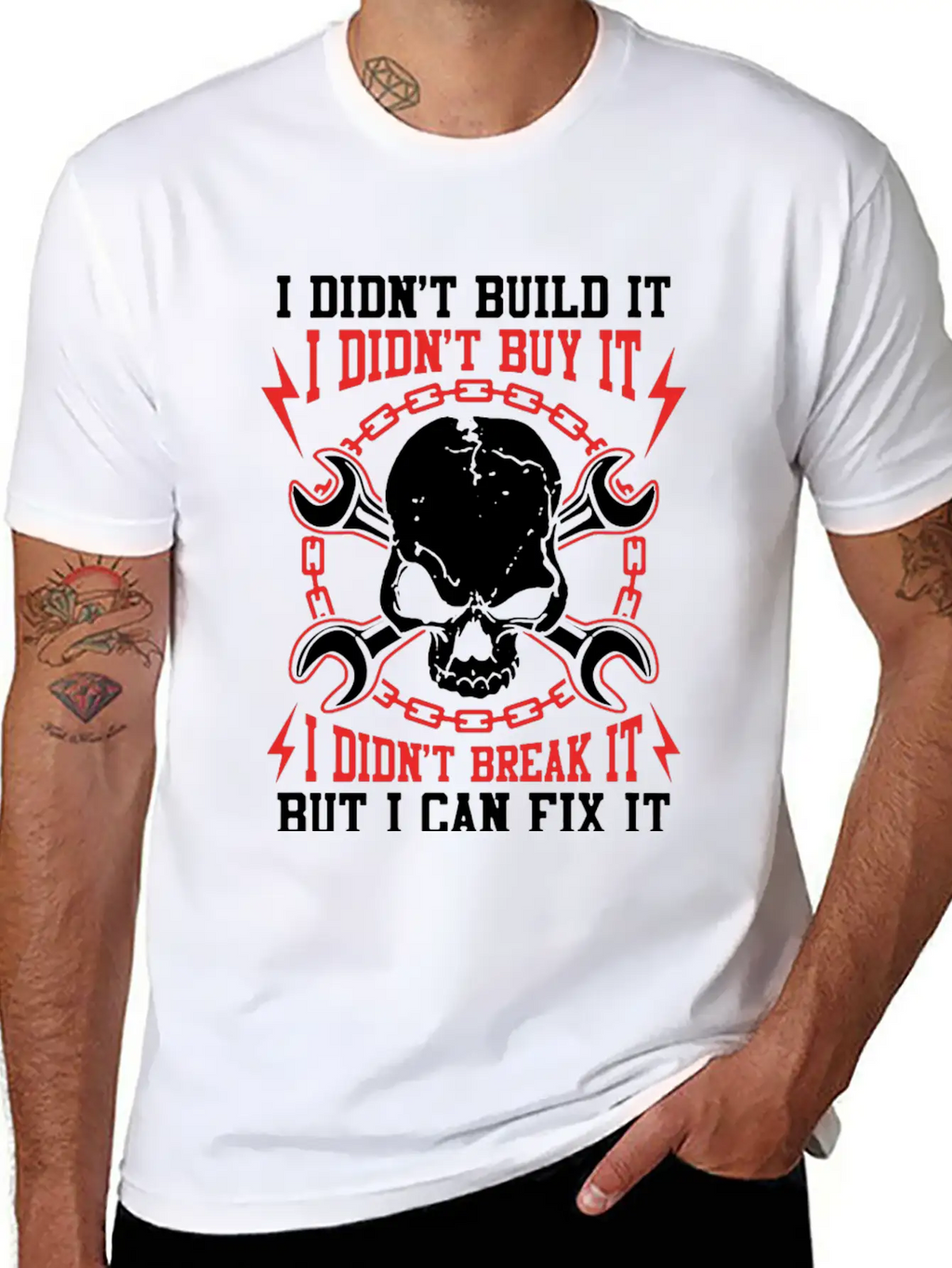 Mechanic T Shirts Stylish Everyday T-Shirt – Unisex Basic Cotton Tee