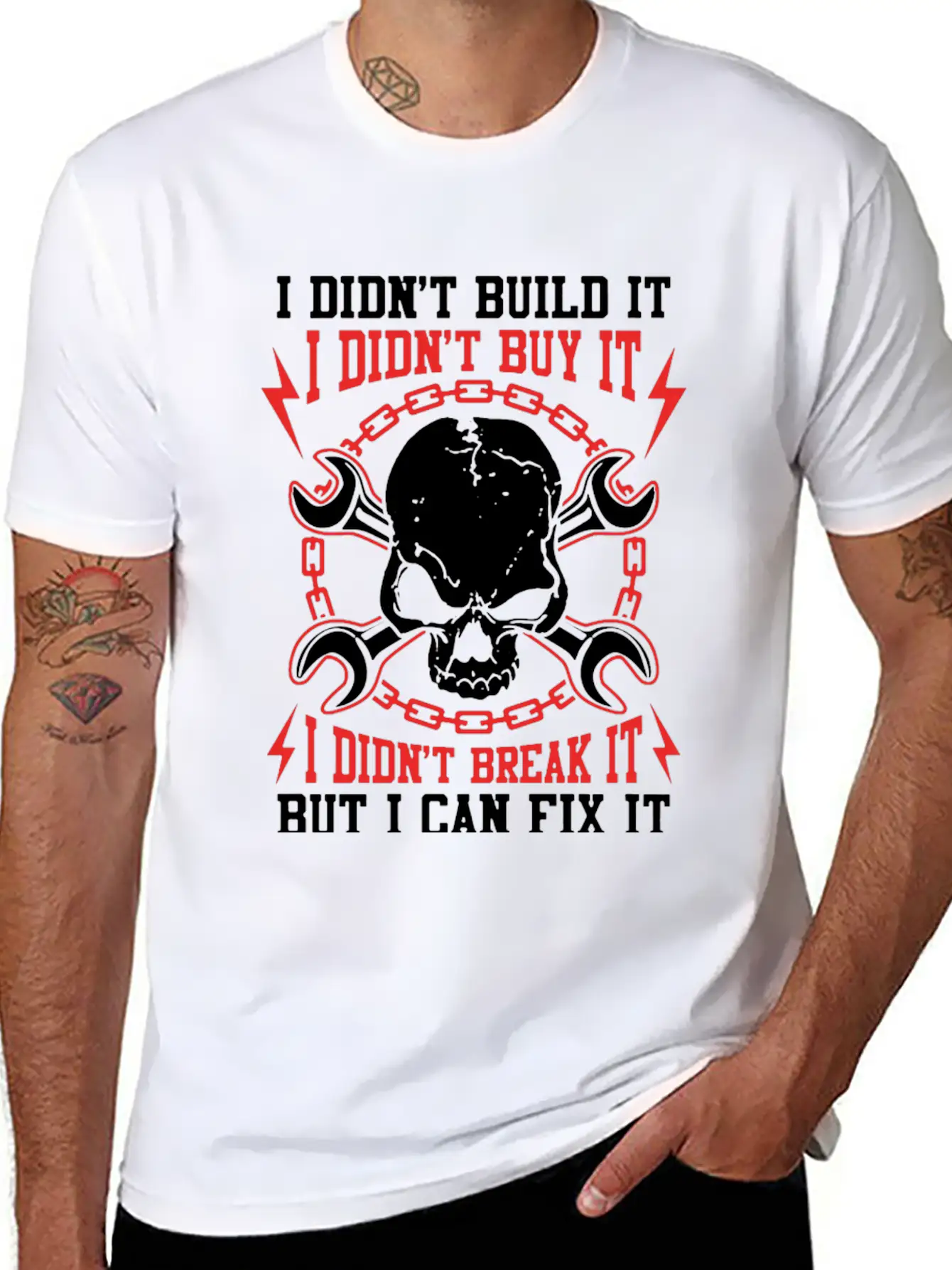 Mechanic T Shirts Stylish Everyday T-Shirt – Unisex Basic Cotton Tee