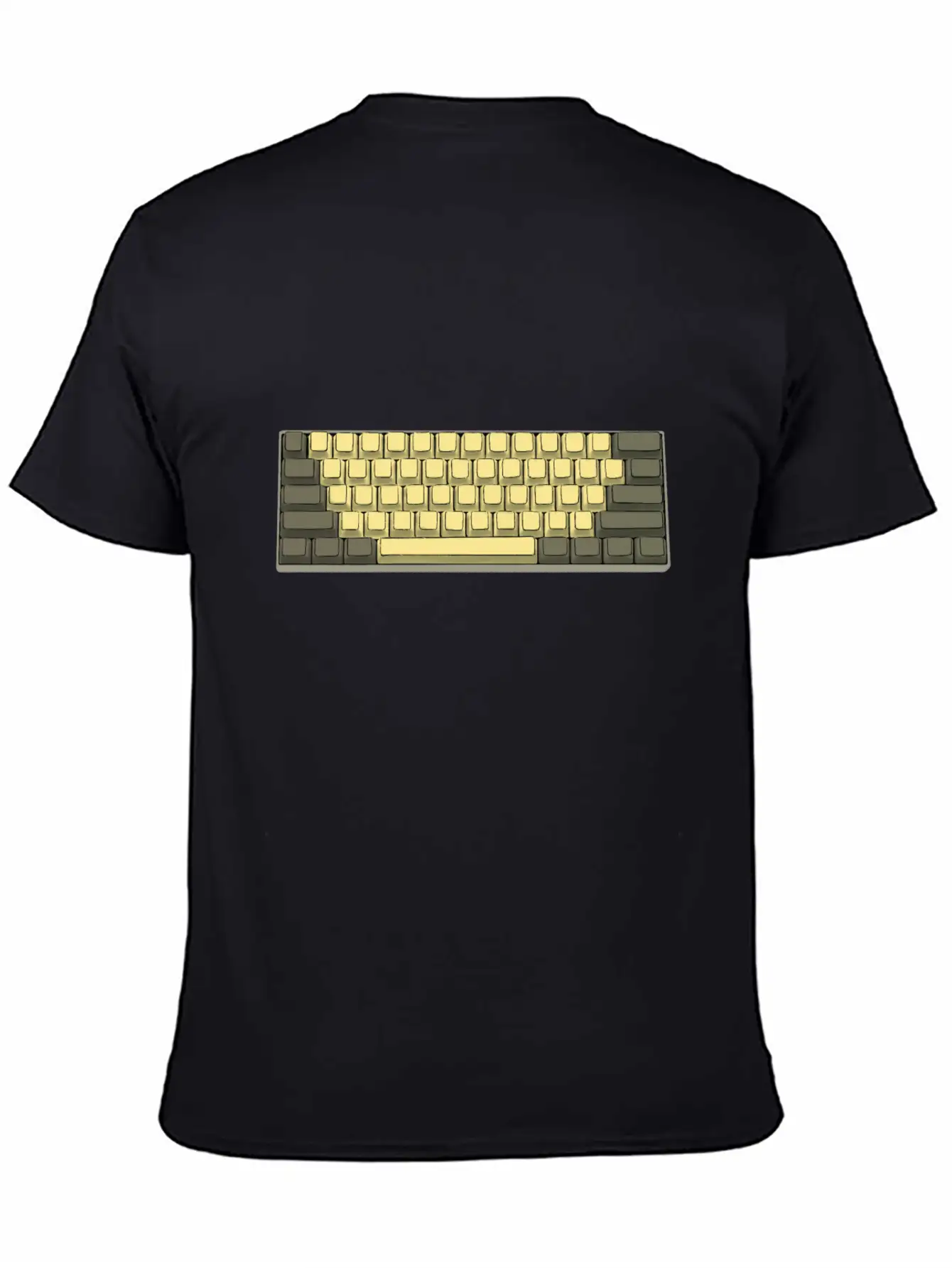 Mechanical Keyboard 60% Retro Breathable Soft Cotton T-Shirt – Timeless Casual Look