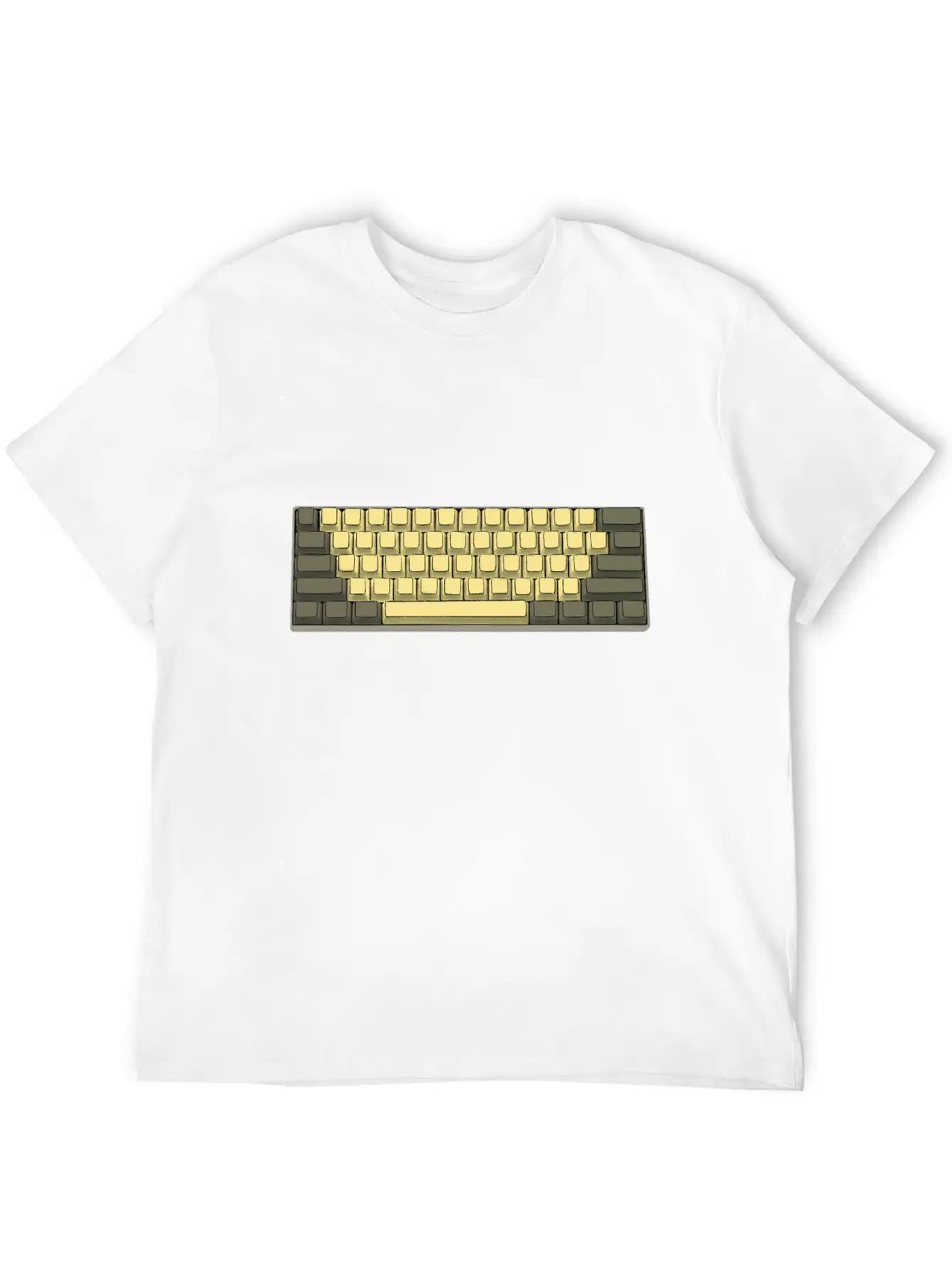 Mechanical Keyboard 60% Retro Breathable Soft Cotton T-Shirt – Timeless Casual Look
