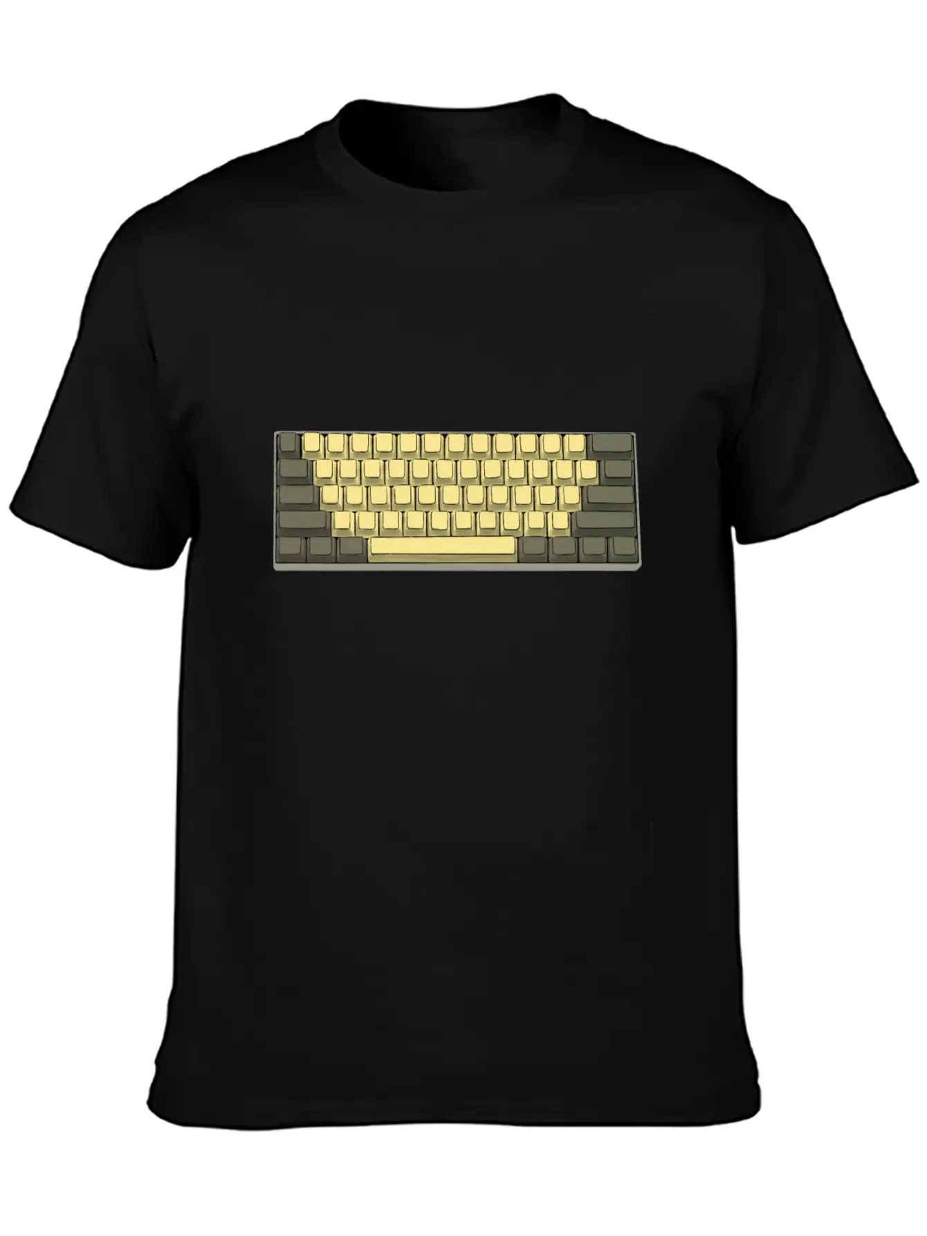 Mechanical Keyboard 60% Retro Breathable Soft Cotton T-Shirt – Timeless Casual Look