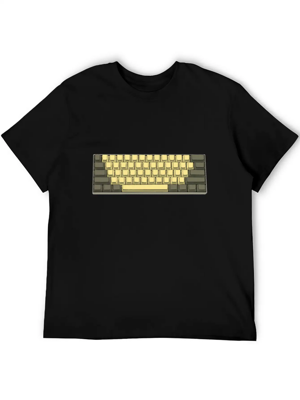 Mechanical Keyboard 60% Retro Breathable Soft Cotton T-Shirt – Timeless Casual Look