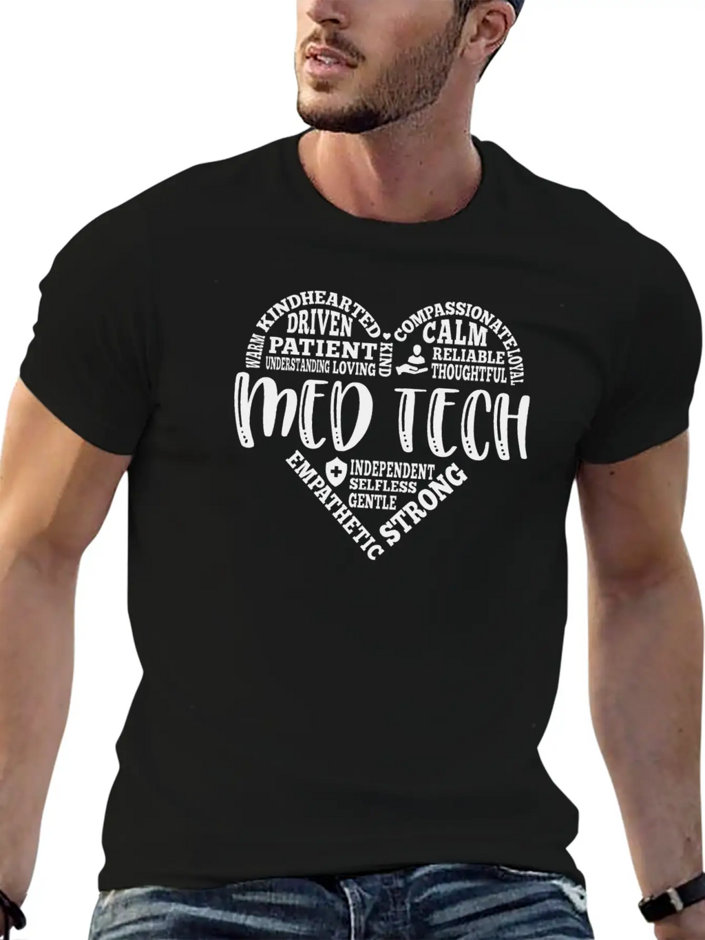 Med Tech, Medical Technician Essential Cotton Tee For Daily Outfits – Unisex Style