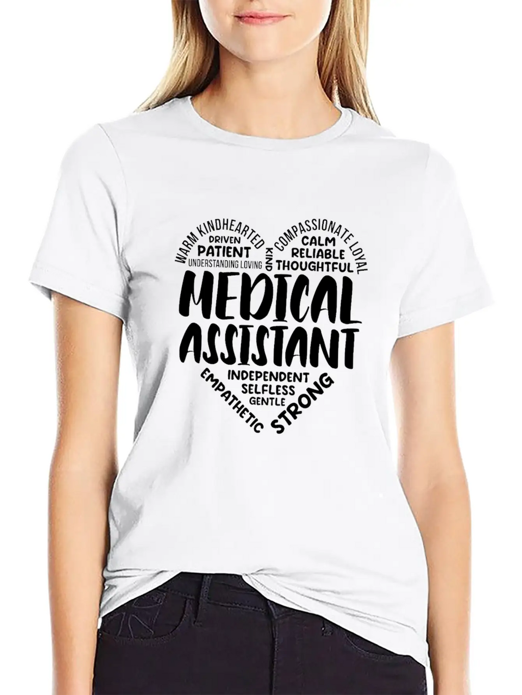 Medical Assistant Relaxed Everyday Tee – Lightweight And Durable Cotton