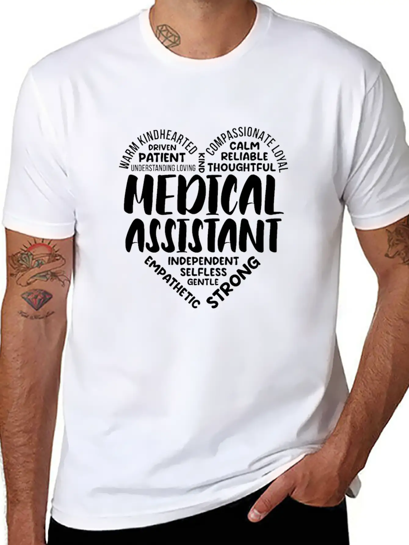 Medical Assistant Relaxed Everyday Tee – Lightweight And Durable Cotton
