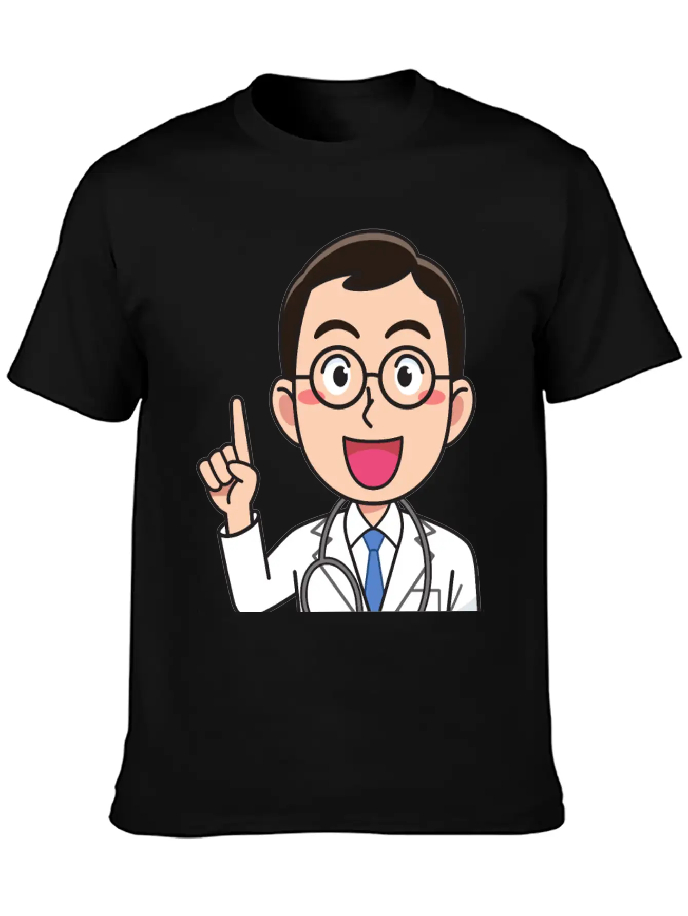 Medicine Doctor Man, With Stethoscope, Talking Classic Cotton Tee – Unisex Comfort For Any Season