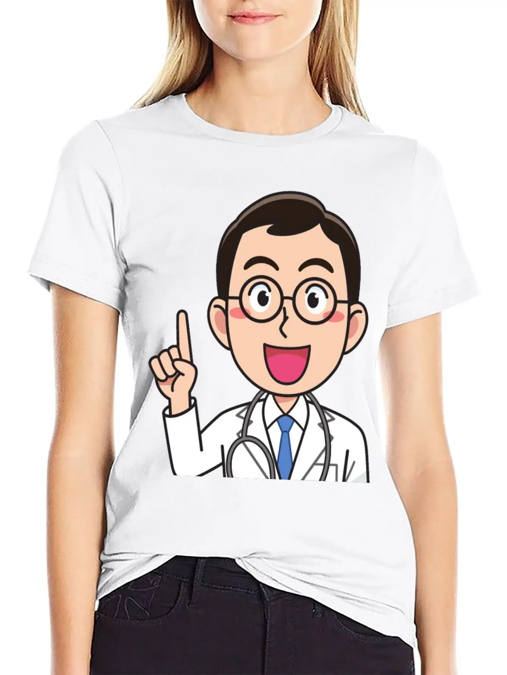 Medicine Doctor Man, With Stethoscope, Talking Classic Cotton Tee – Unisex Comfort For Any Season