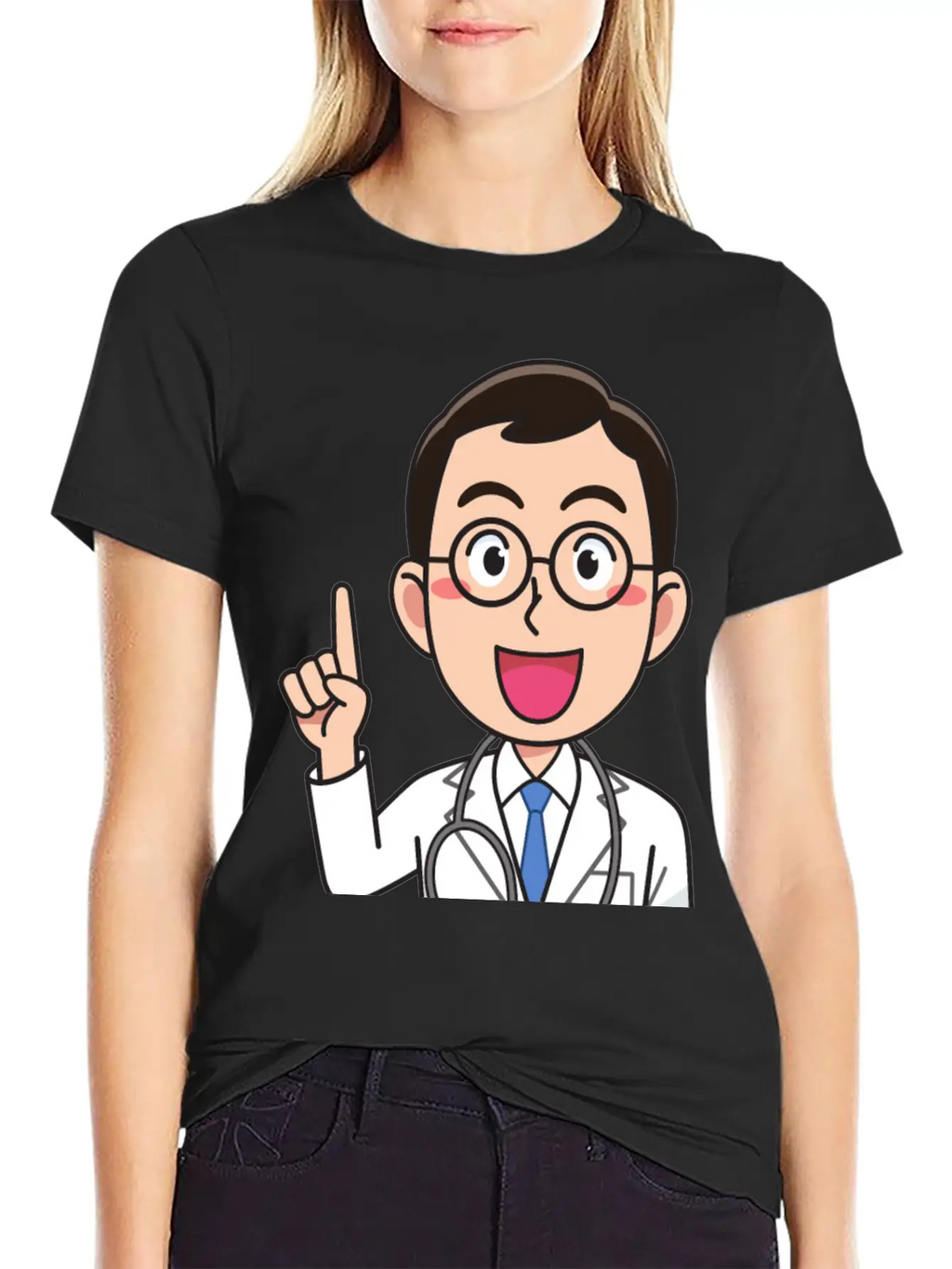 Medicine Doctor Man, With Stethoscope, Talking Classic Cotton Tee – Unisex Comfort For Any Season