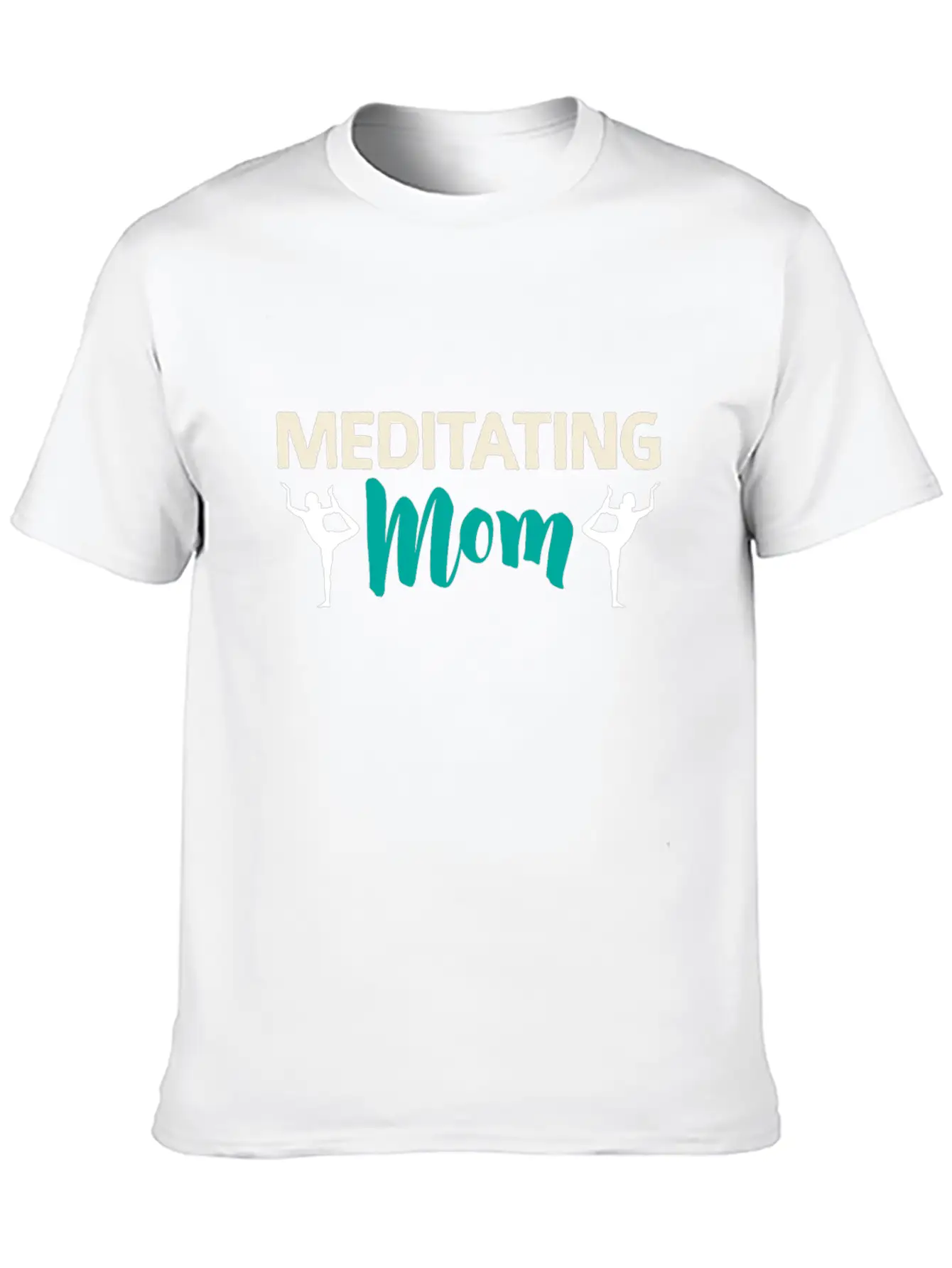 Meditating Mom | Meditation Yoga Mother Meditate Timeless Short Sleeve Tee – Comfy And Minimalist Design