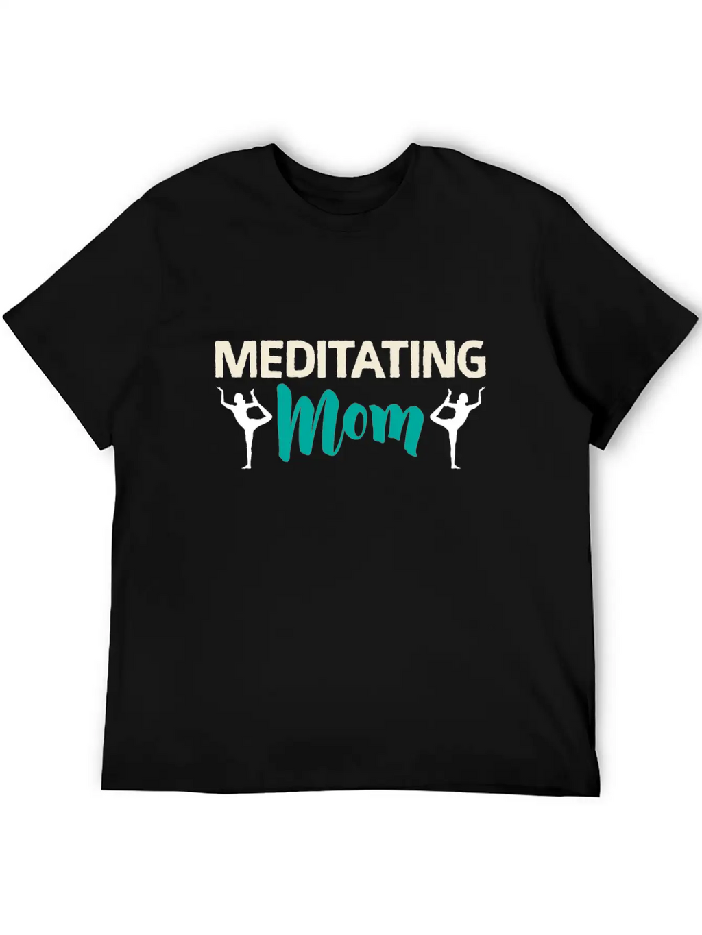 Meditating Mom | Meditation Yoga Mother Meditate Timeless Short Sleeve Tee – Comfy And Minimalist Design