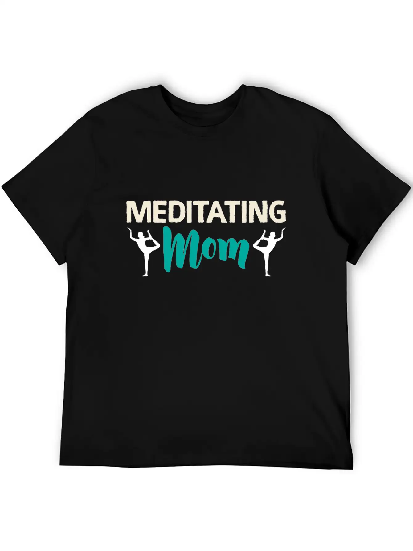 Meditating Mom | Meditation Yoga Mother Meditate Timeless Short Sleeve Tee – Comfy And Minimalist Design