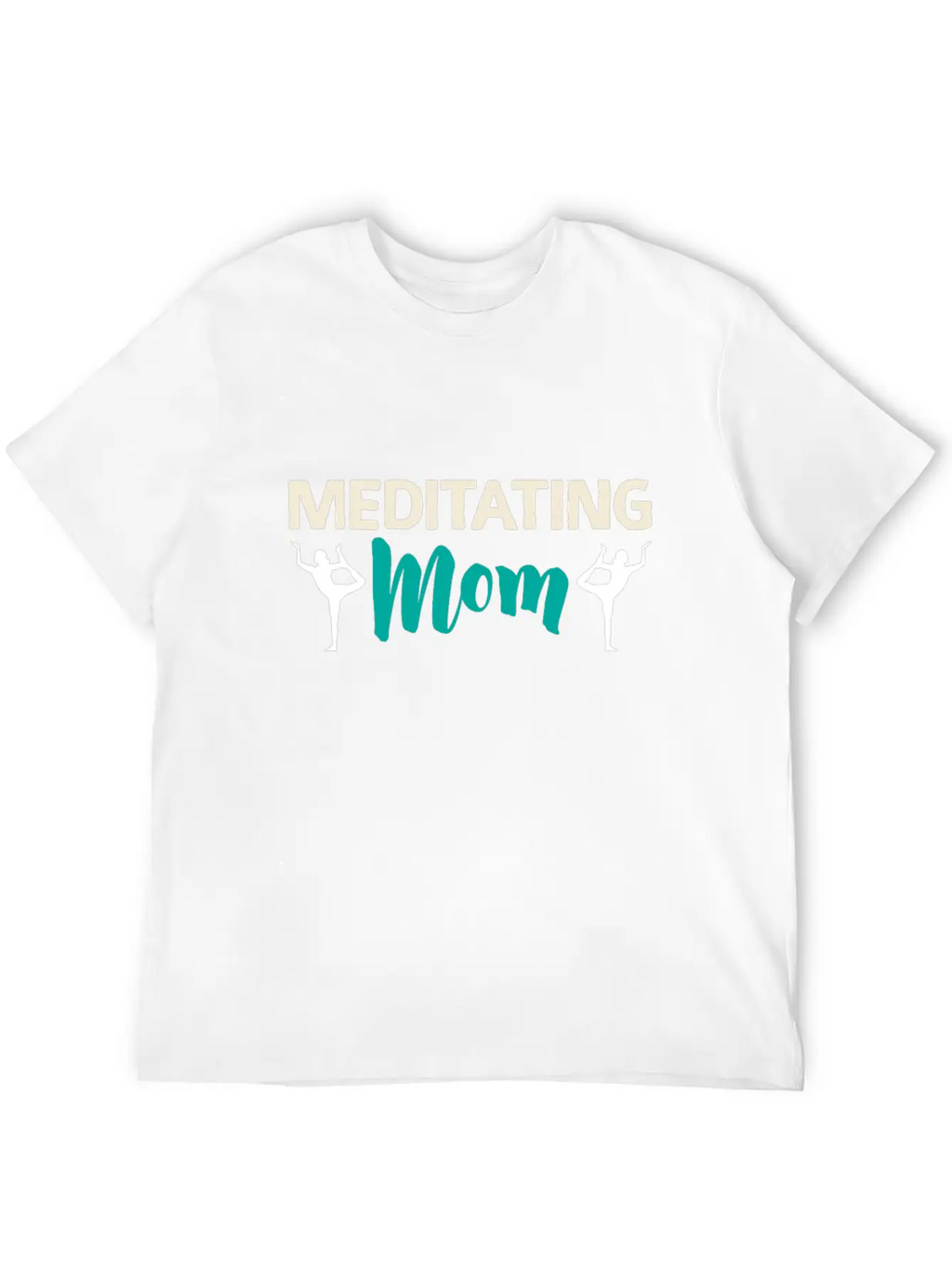 Meditating Mom | Meditation Yoga Mother Meditate Timeless Short Sleeve Tee – Comfy And Minimalist Design