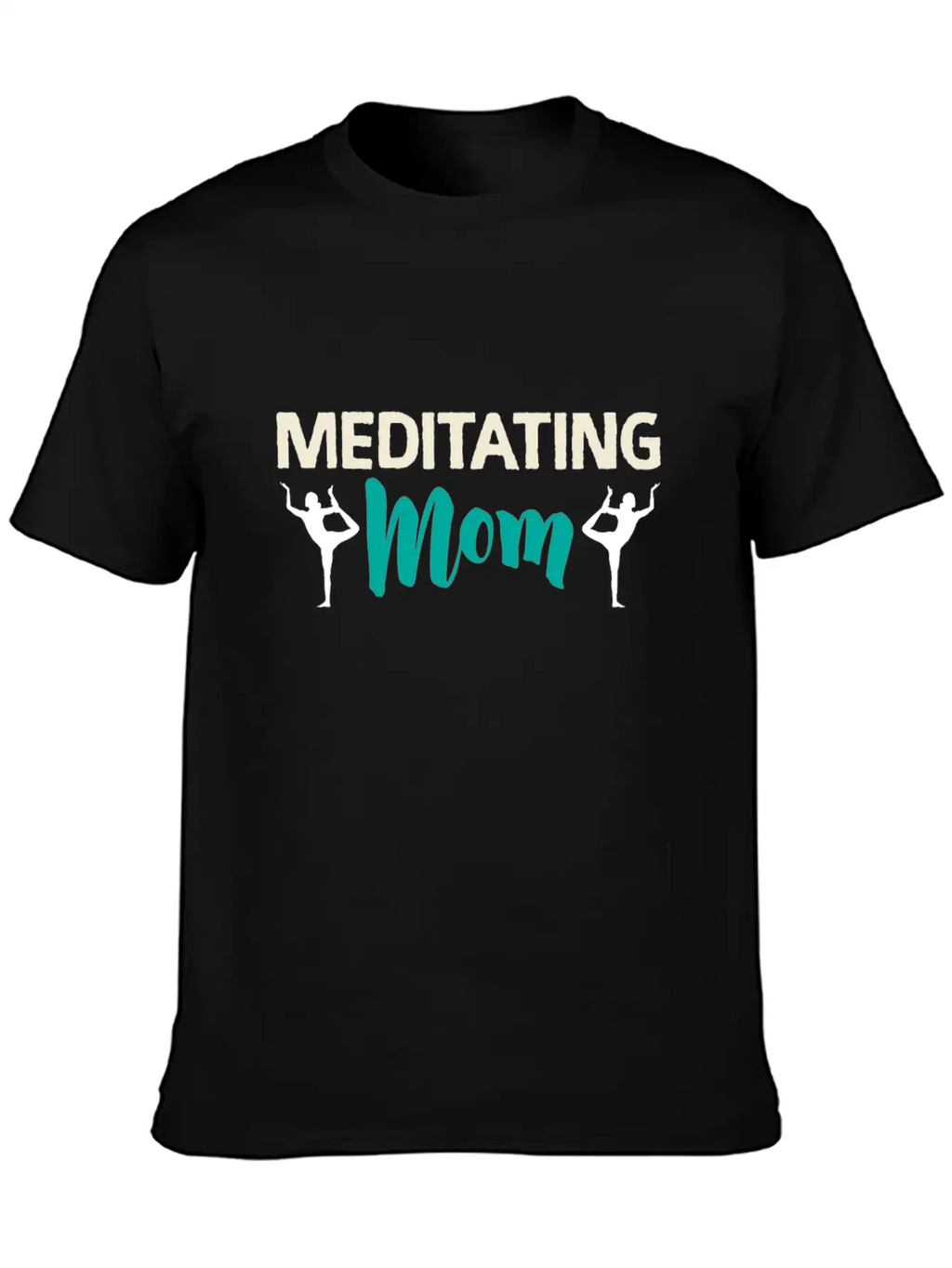 Meditating Mom | Meditation Yoga Mother Meditate Timeless Short Sleeve Tee – Comfy And Minimalist Design