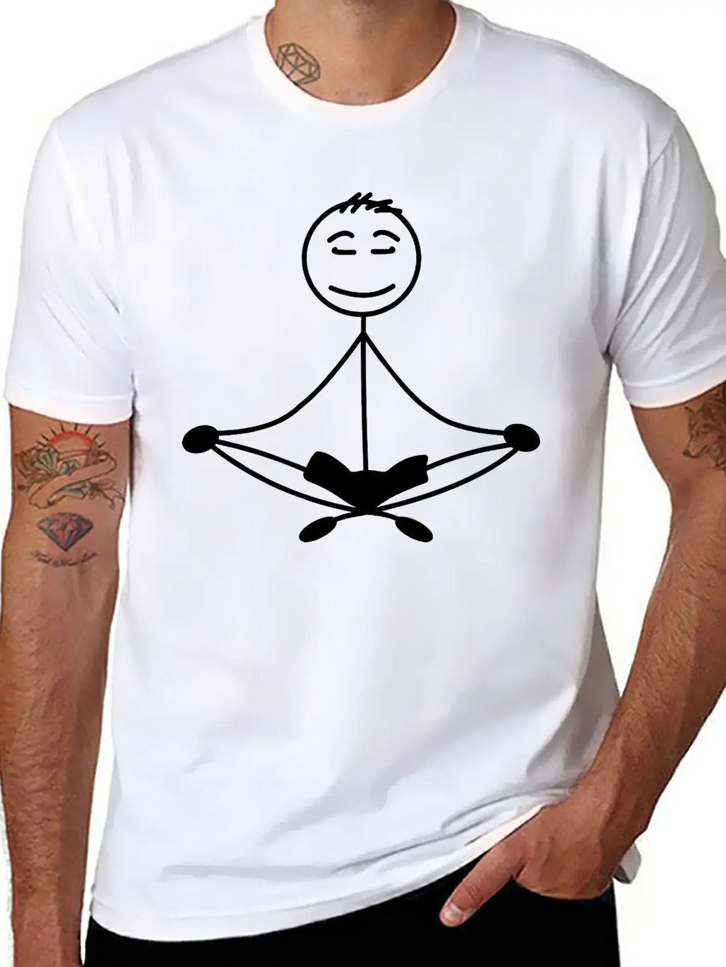 Meditation Basic Graphic T-Shirt – Daily Comfort In Soft Cotton