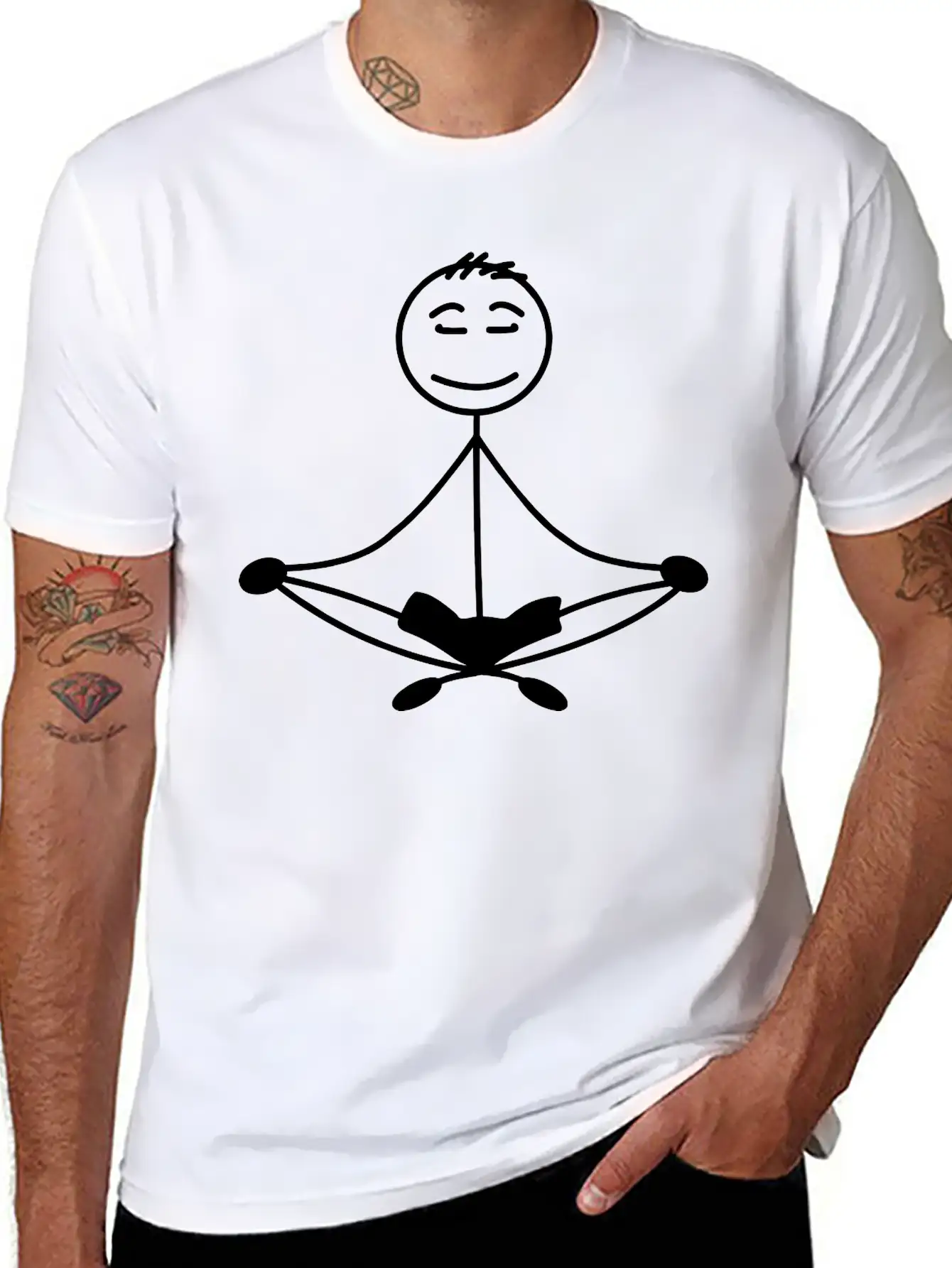Meditation Basic Graphic T-Shirt – Daily Comfort In Soft Cotton