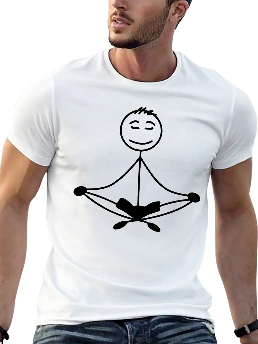 Meditation Basic Graphic T-Shirt – Daily Comfort In Soft Cotton