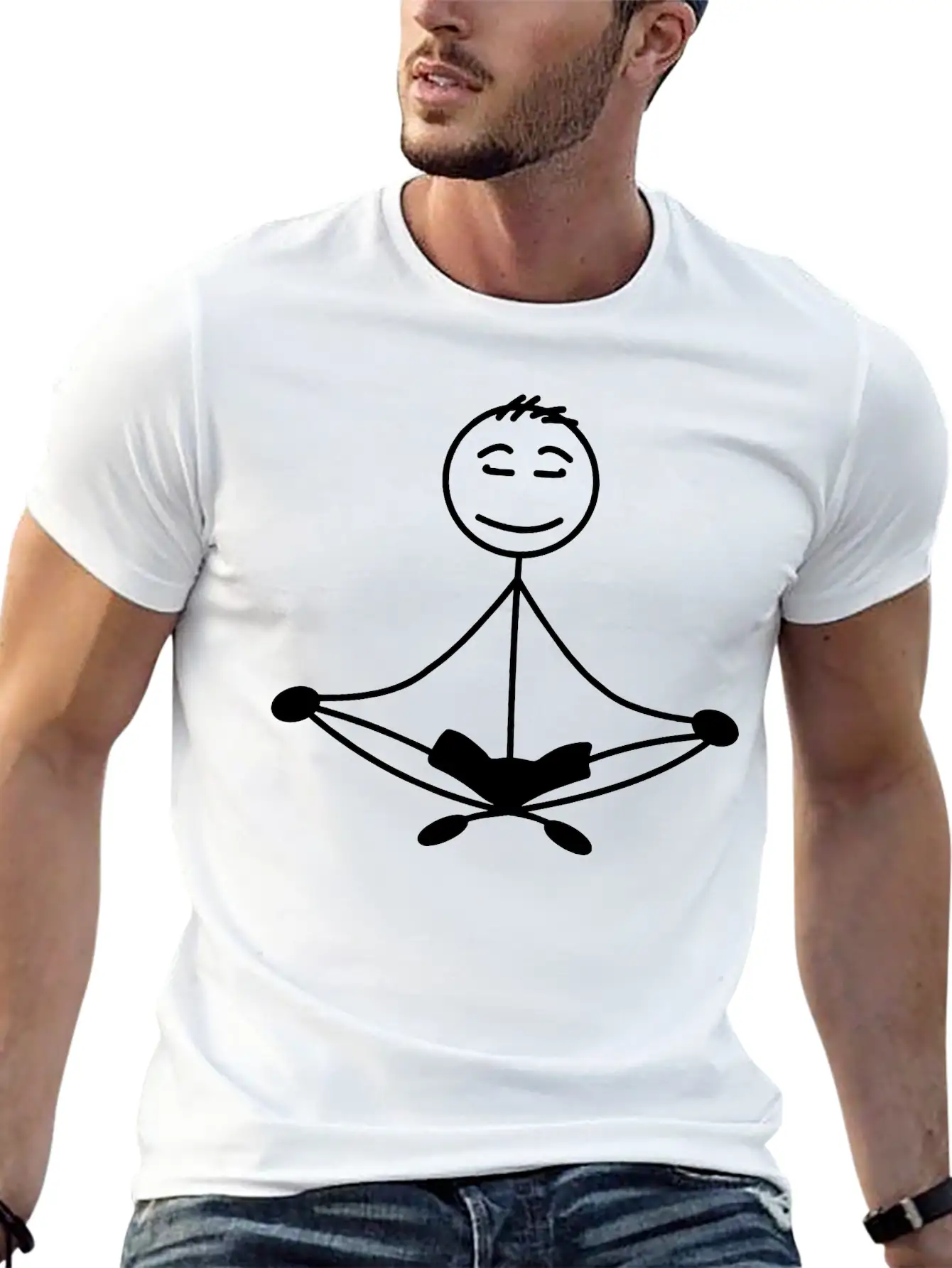 Meditation Basic Graphic T-Shirt – Daily Comfort In Soft Cotton