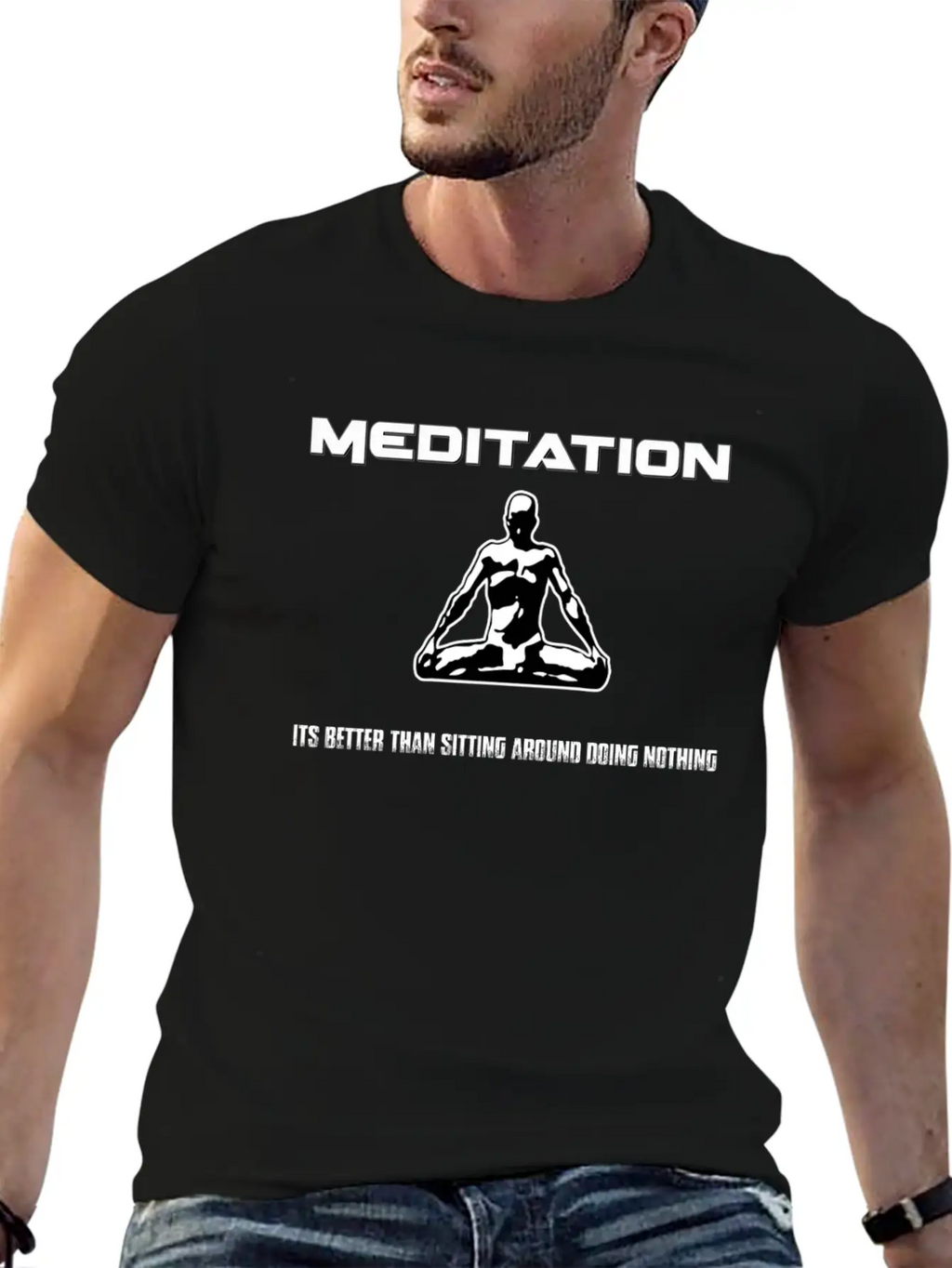 Meditation Breathable Soft Cotton T-Shirt – Timeless Casual Look