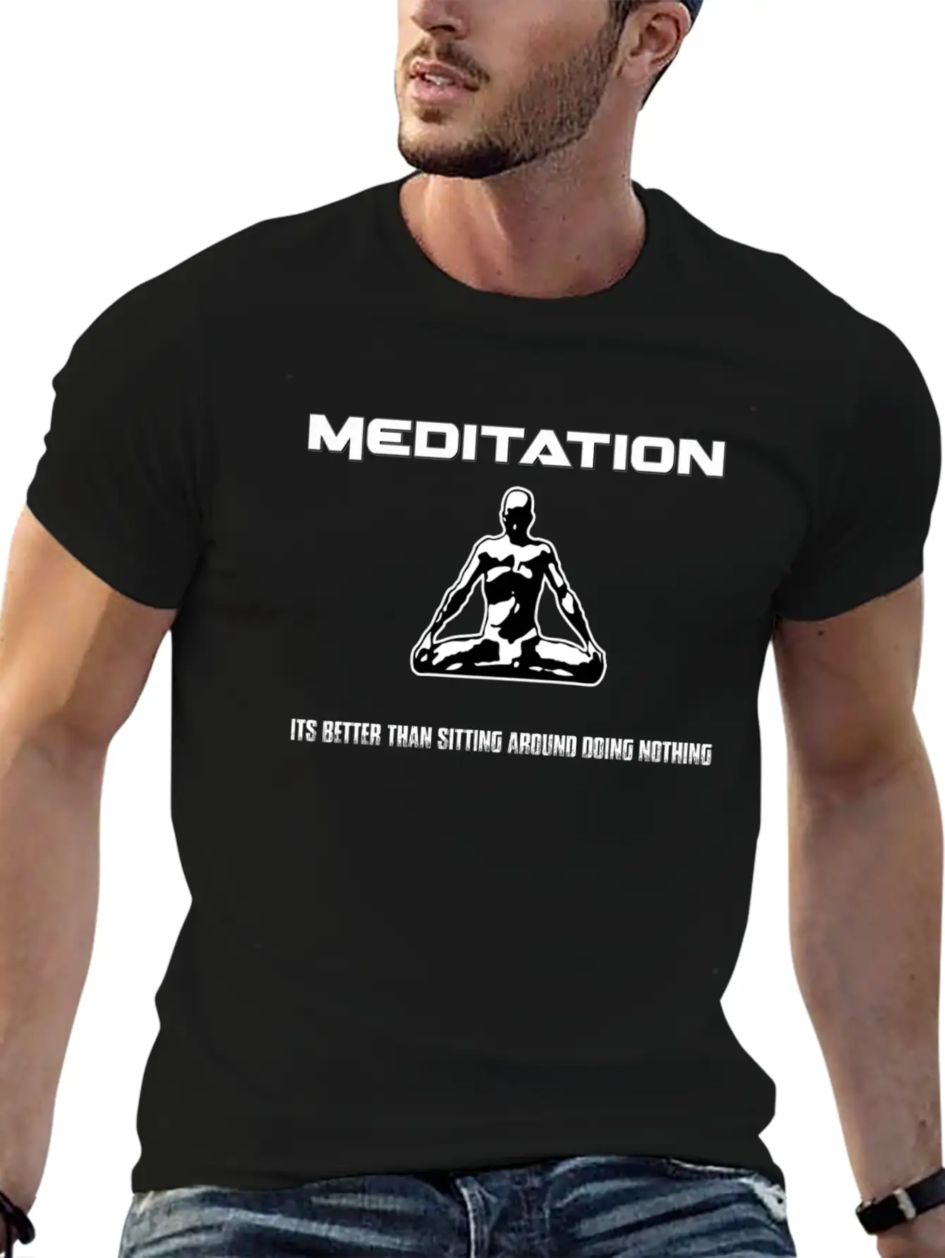 Meditation Breathable Soft Cotton T-Shirt – Timeless Casual Look