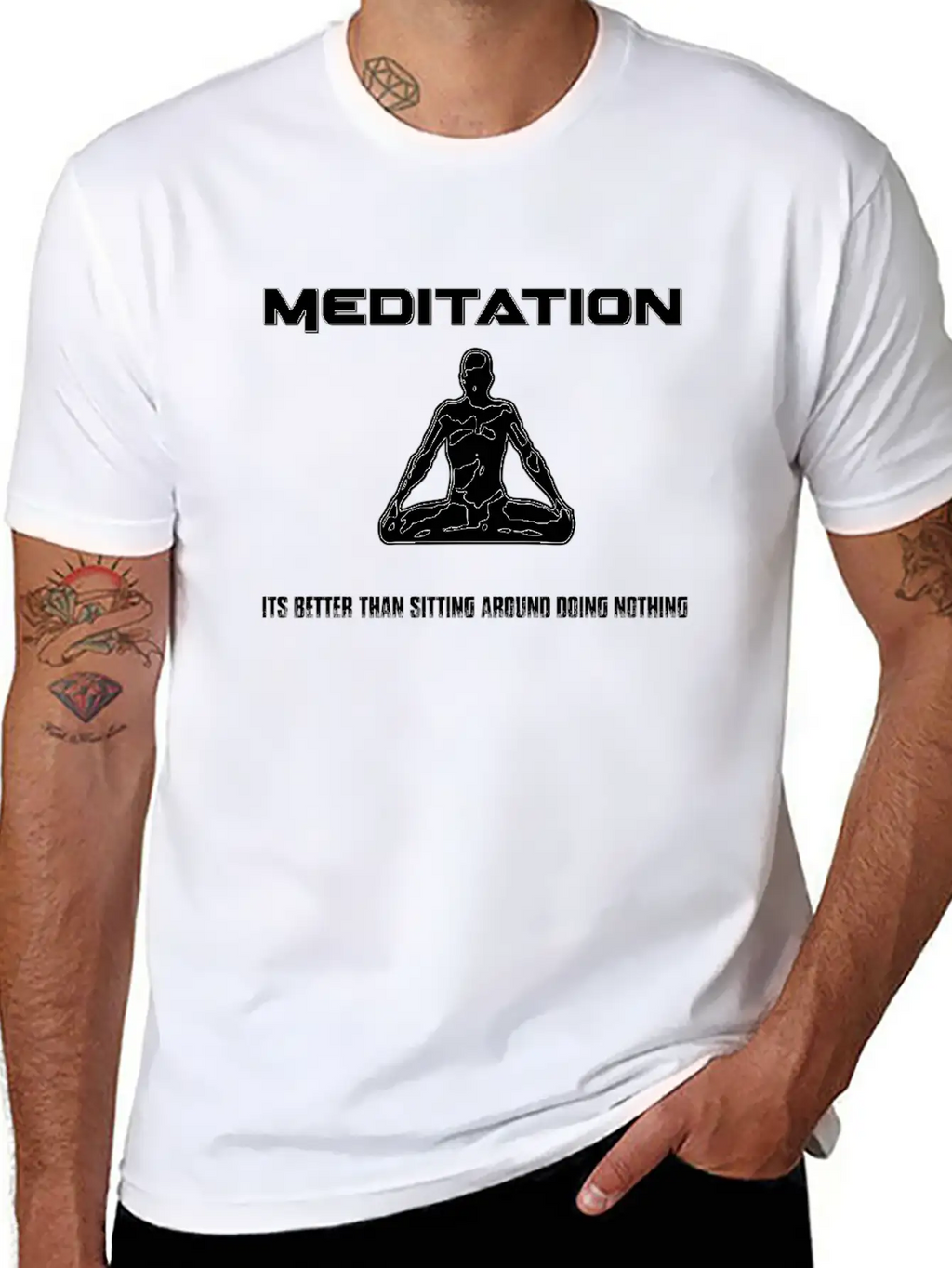 Meditation Breathable Soft Cotton T-Shirt – Timeless Casual Look