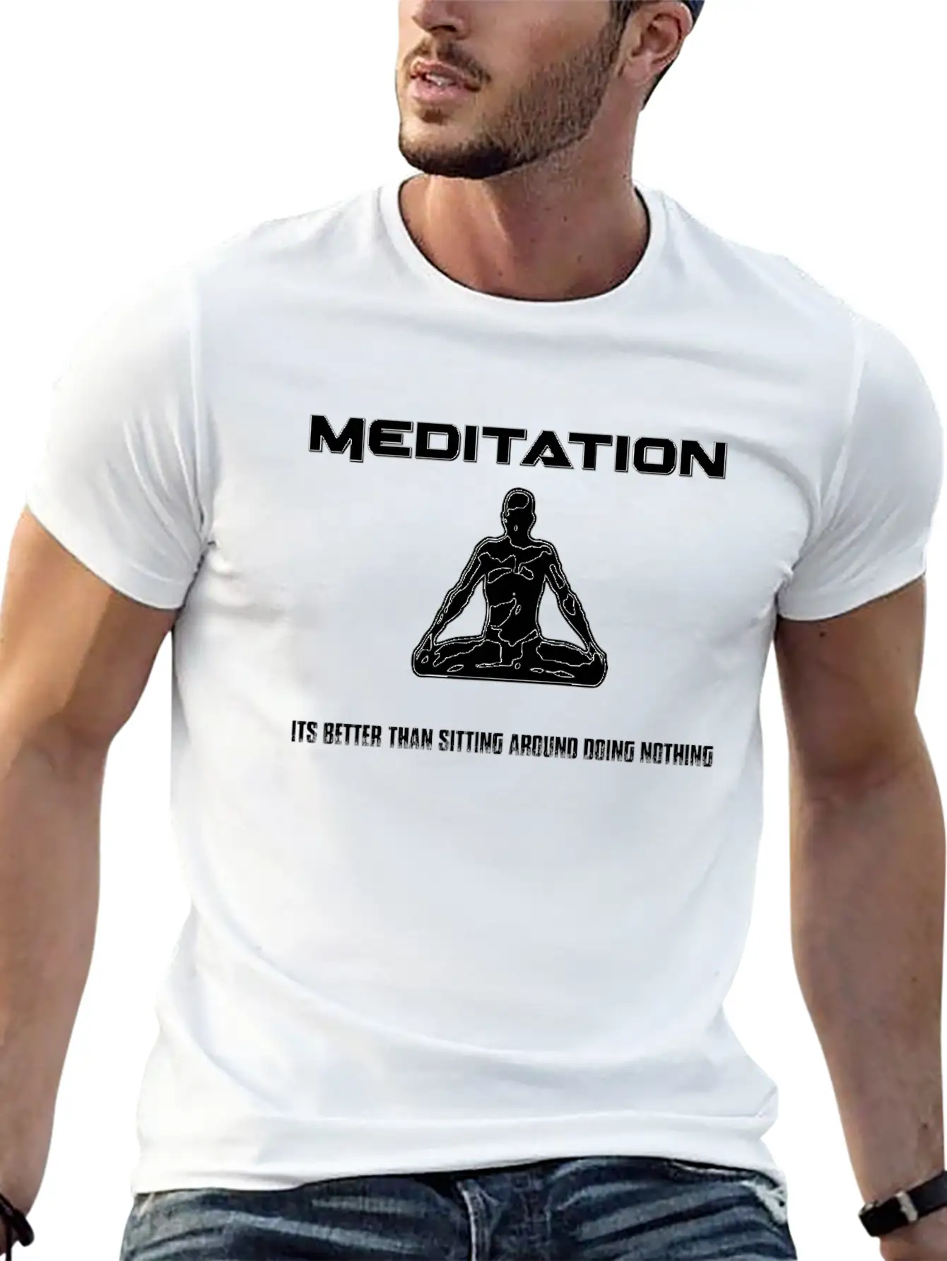 Meditation Breathable Soft Cotton T-Shirt – Timeless Casual Look