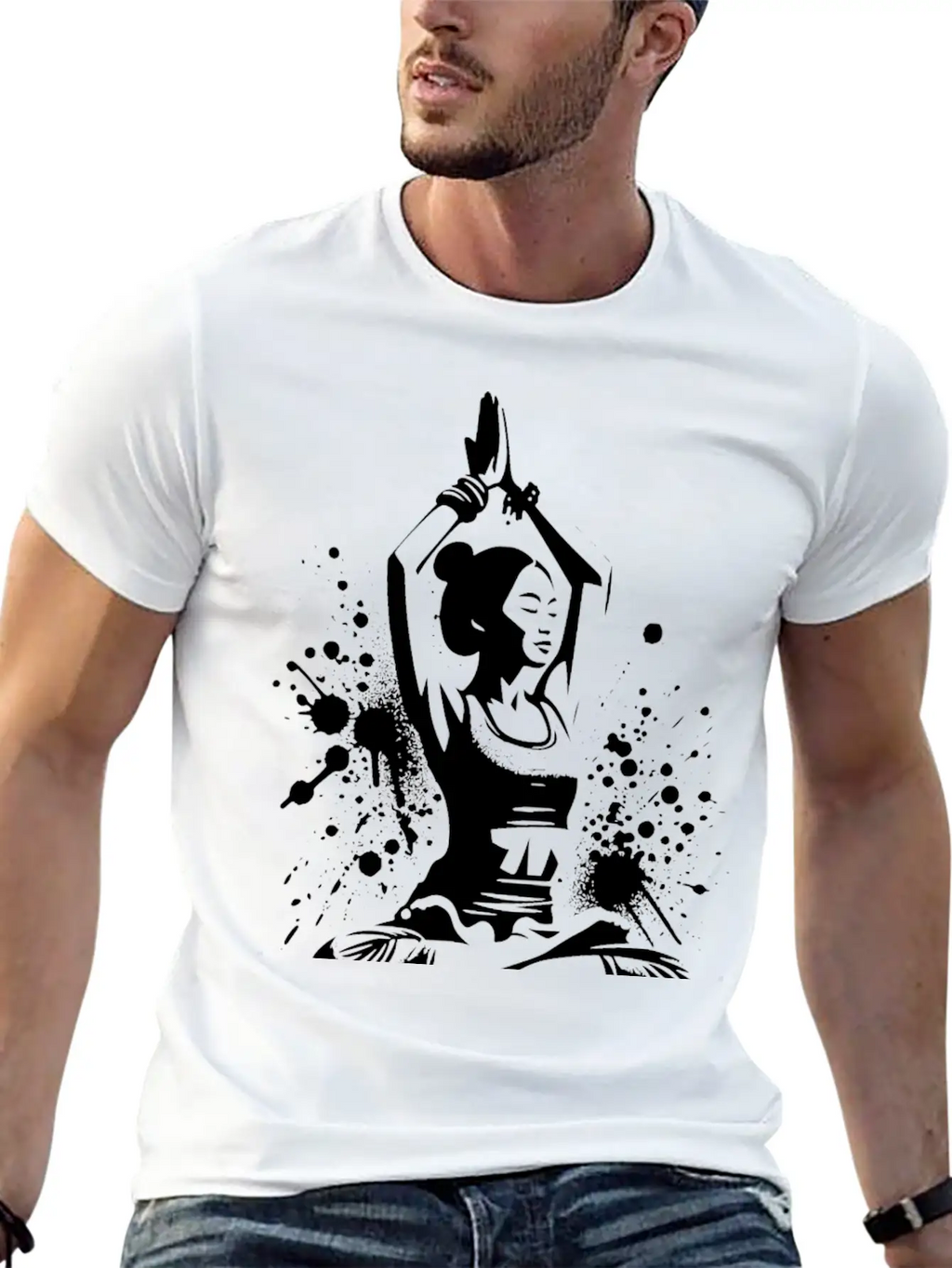 Meditation Relaxation Asian Yoga Teacher Unisex Casual T-Shirt – Clean Design For Daily Comfort