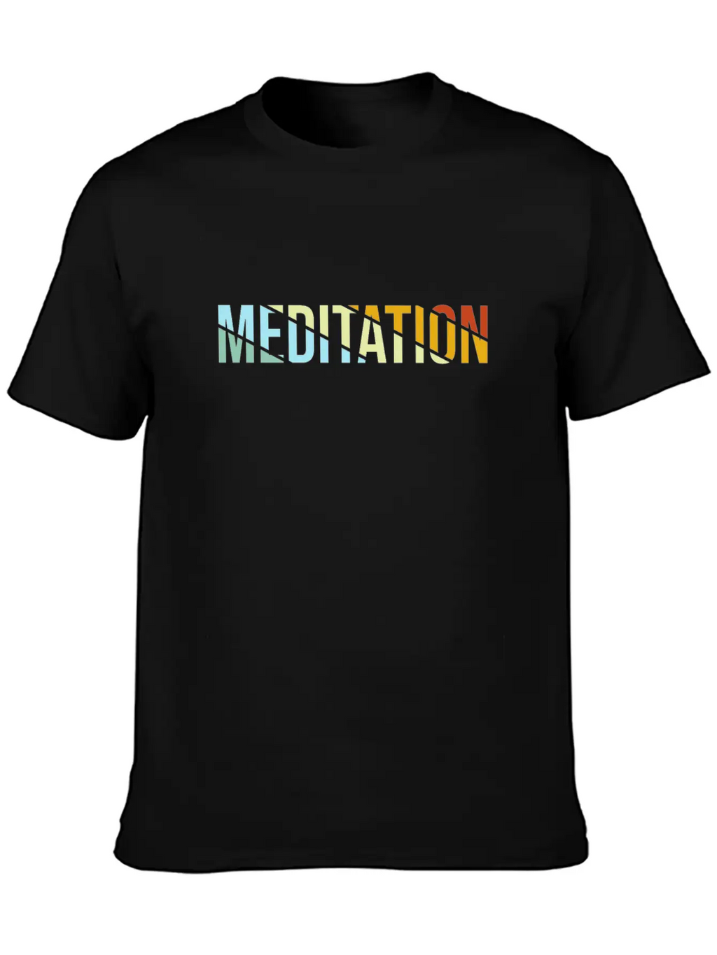 Meditation Retro Breathable Graphic T-Shirt – Perfect For Casual Days