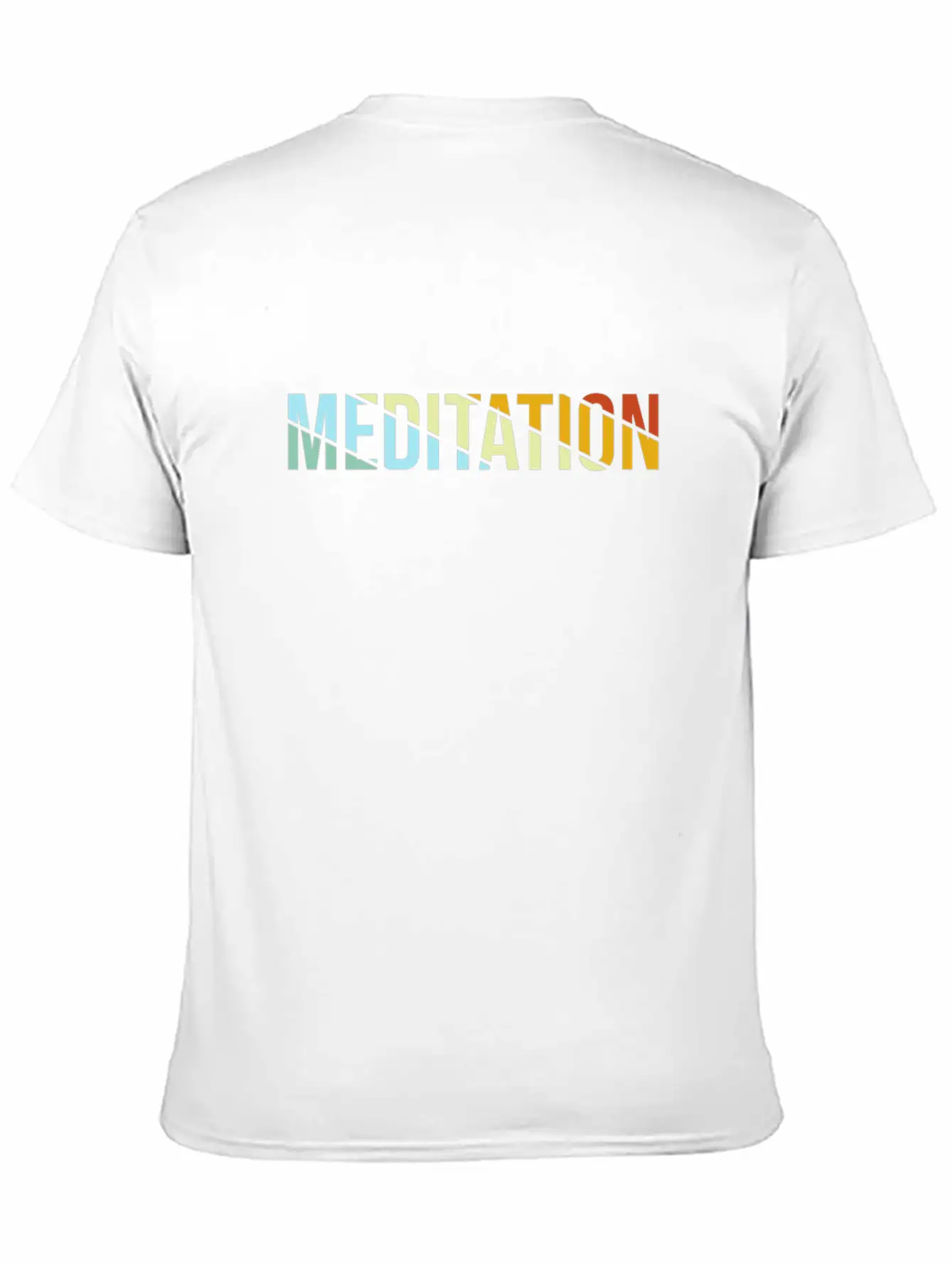 Meditation Retro Breathable Soft Cotton T-Shirt – Timeless Casual Look