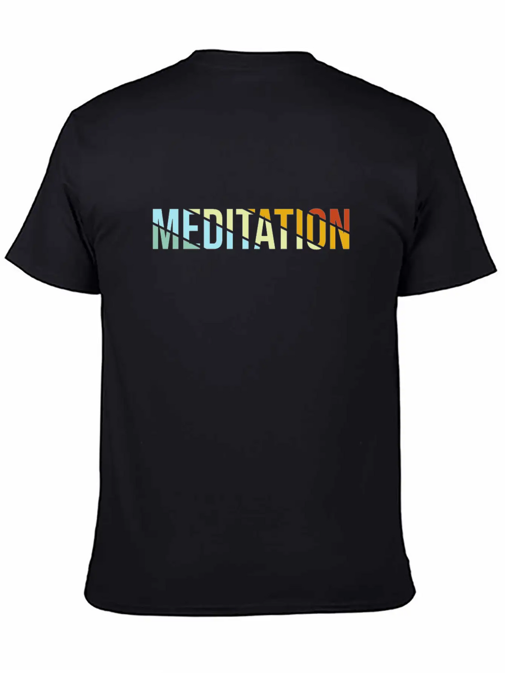 Meditation Retro Breathable Soft Cotton T-Shirt – Timeless Casual Look