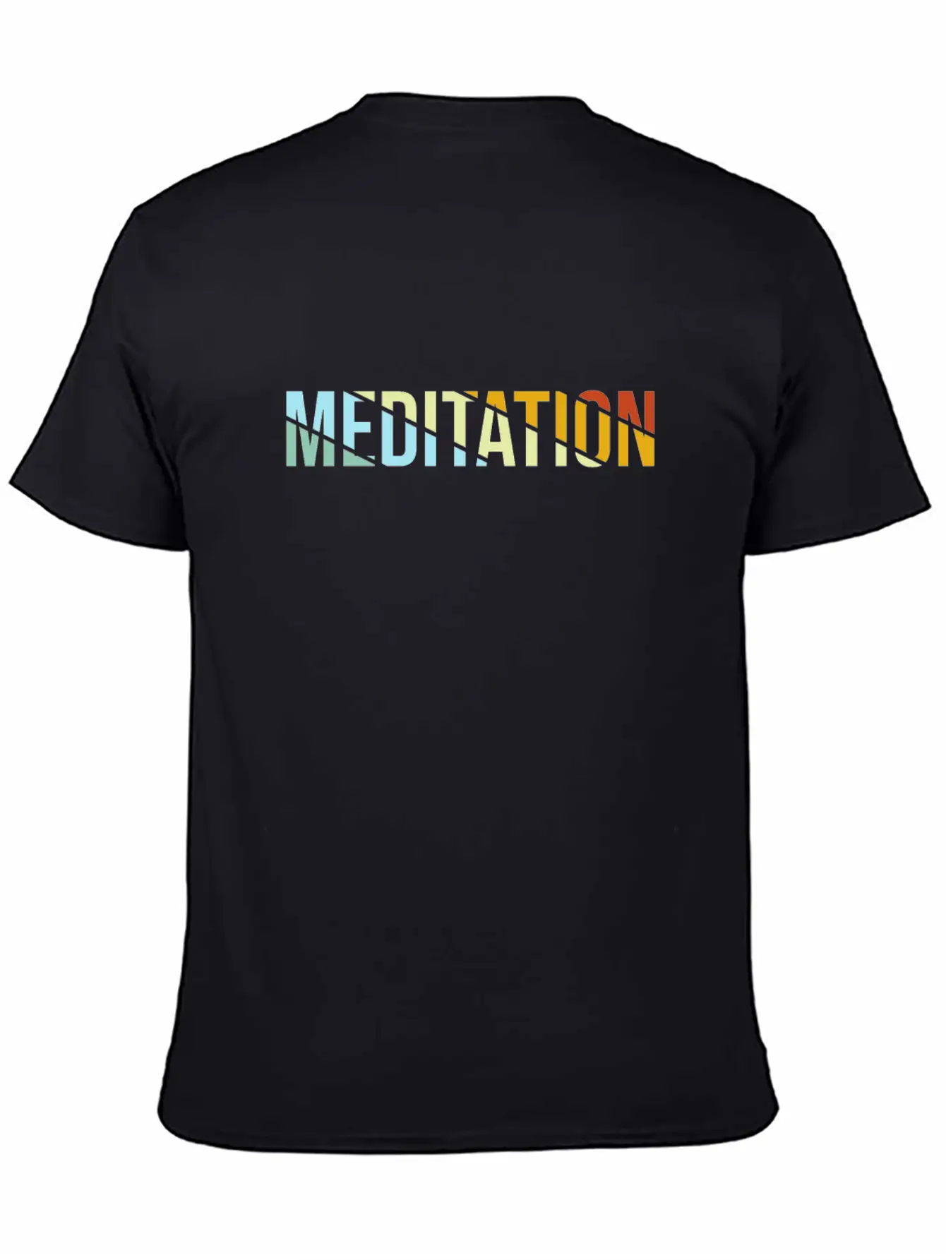 Meditation Retro Breathable Soft Cotton T-Shirt – Timeless Casual Look