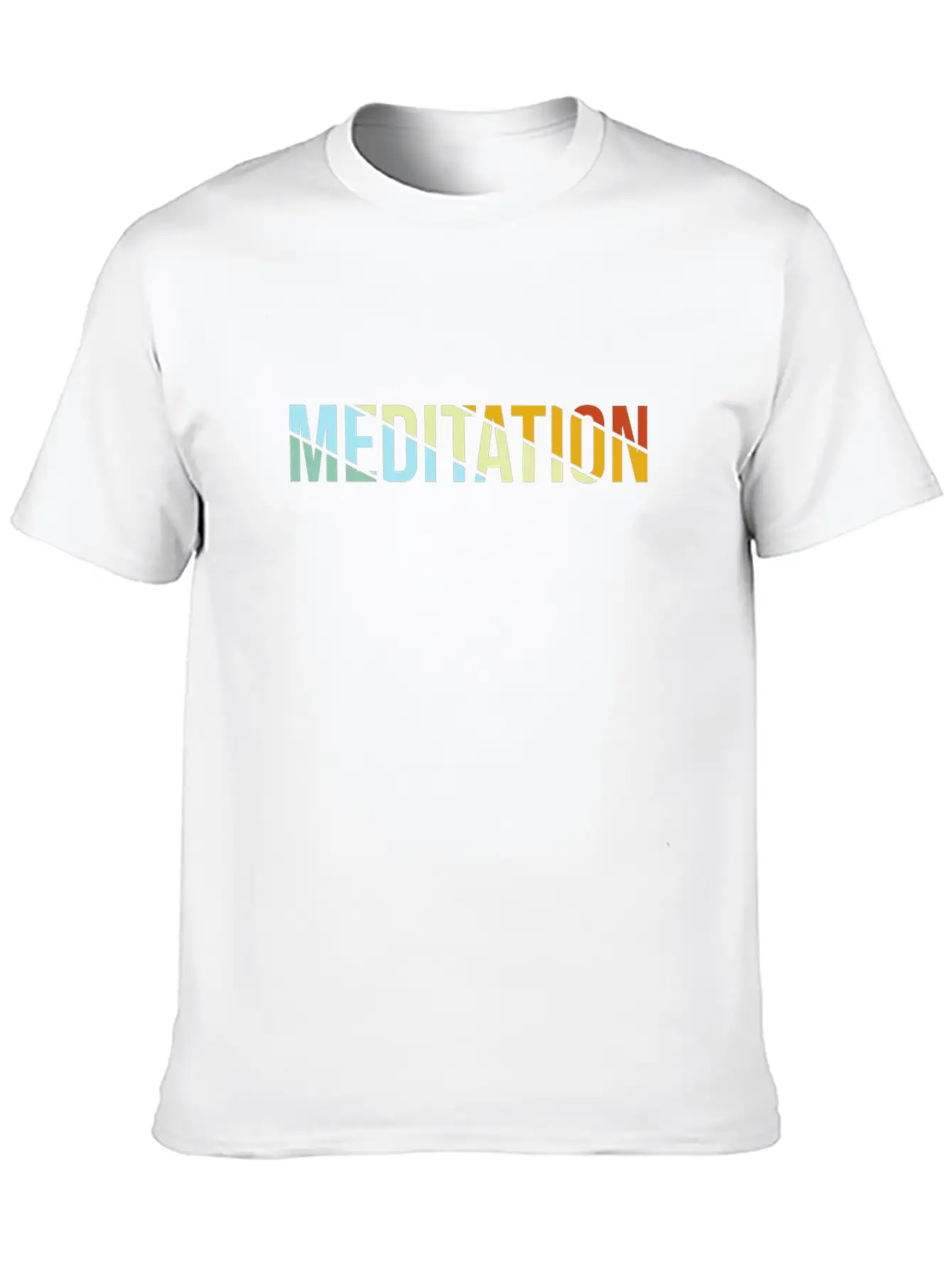 Meditation Retro Breathable Soft Cotton T-Shirt – Timeless Casual Look