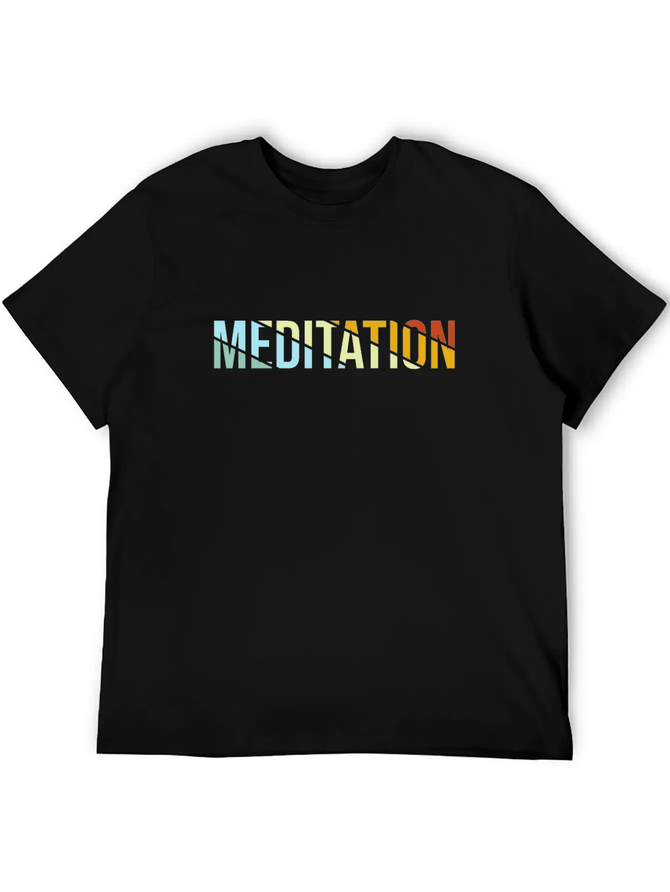 Meditation Retro Breathable Soft Cotton T-Shirt – Timeless Casual Look