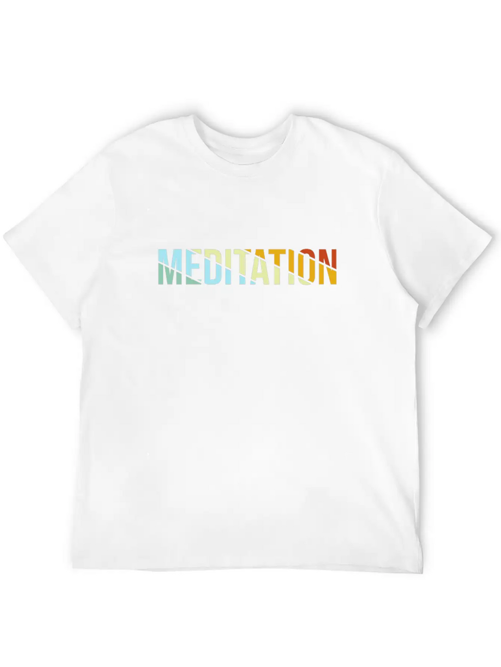 Meditation Retro Breathable Soft Cotton T-Shirt – Timeless Casual Look