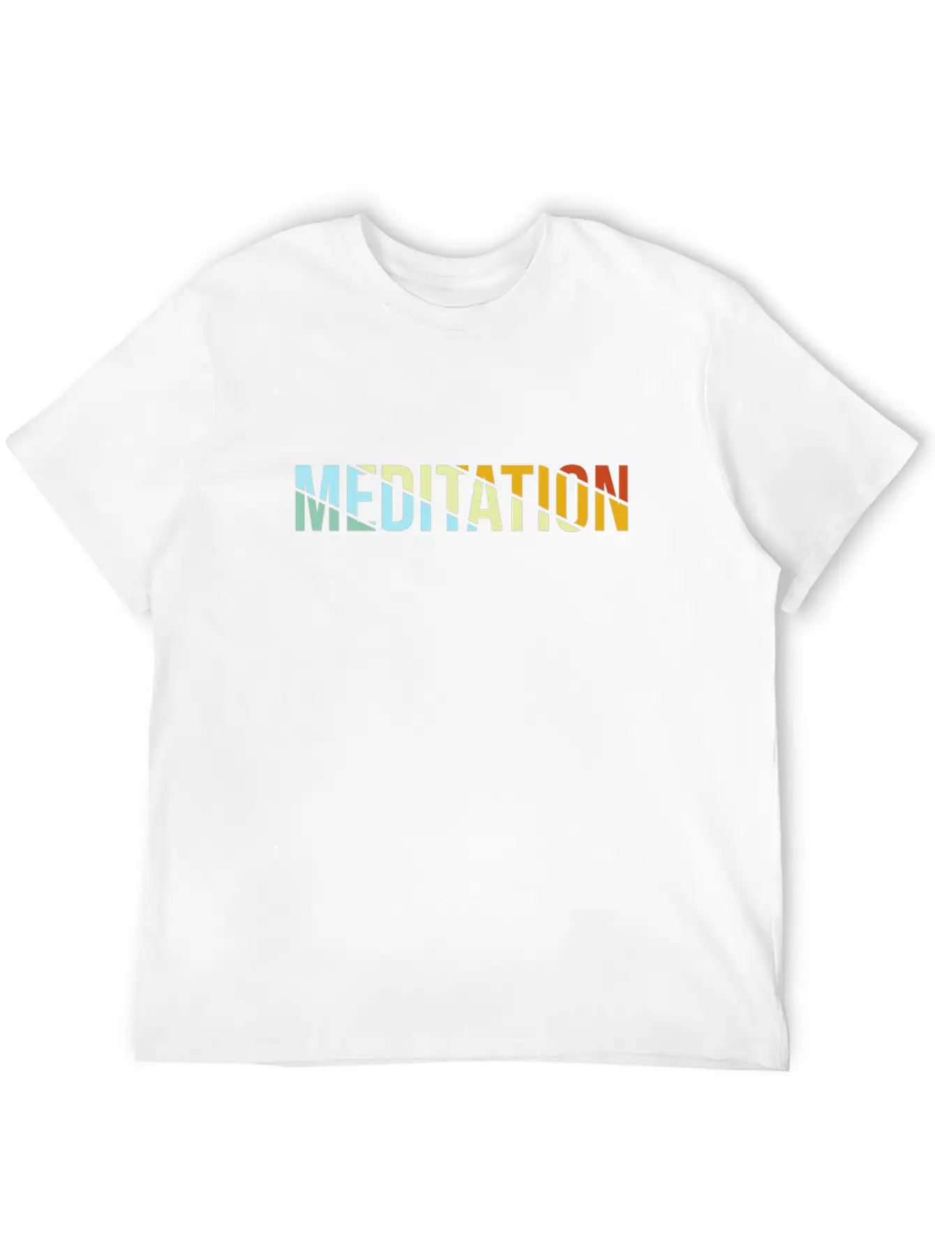 Meditation Retro Breathable Soft Cotton T-Shirt – Timeless Casual Look