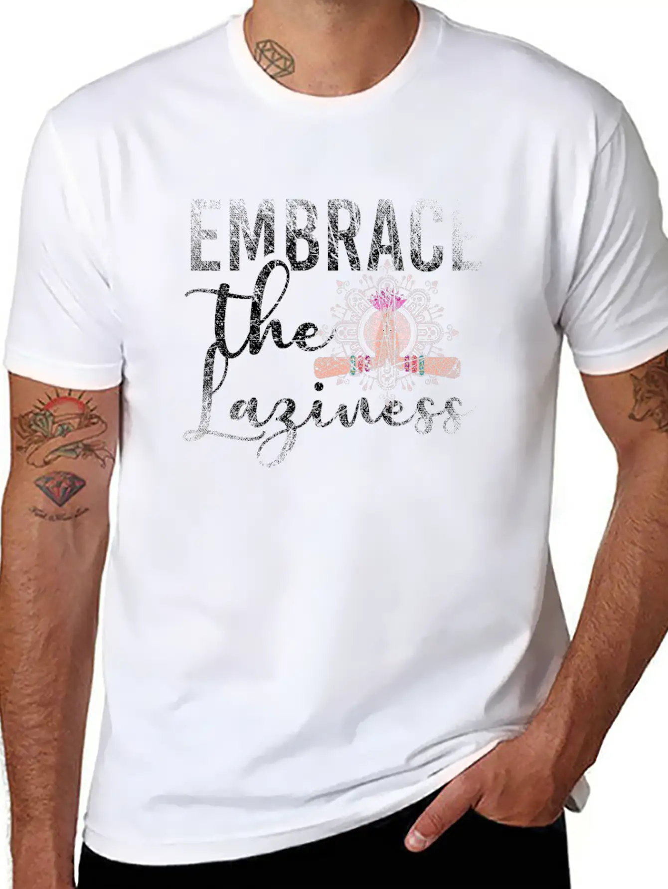 Meditation Saying Gift Basic Graphic T-Shirt – Daily Comfort In Soft Cotton