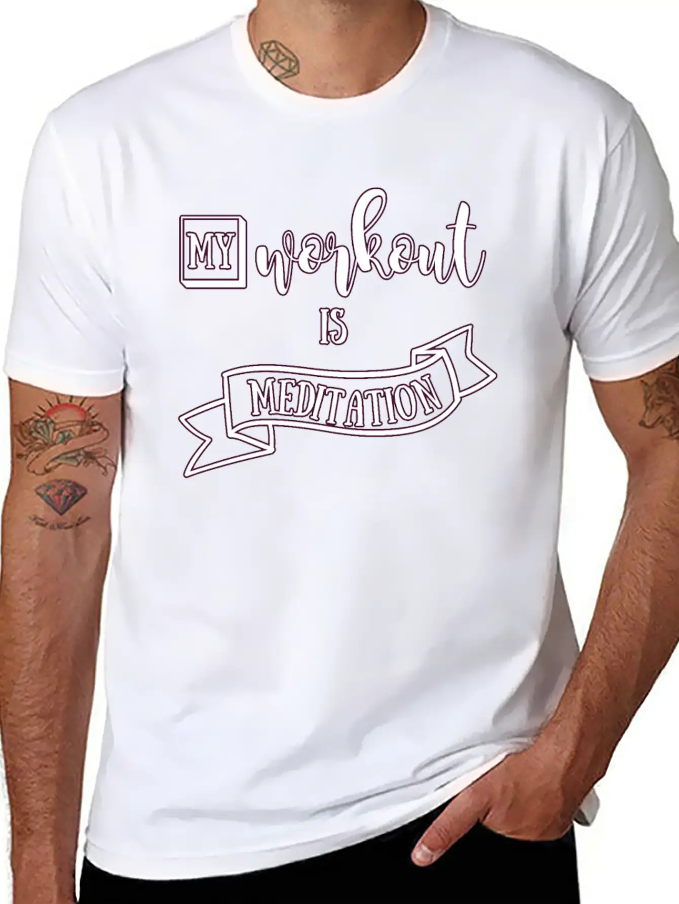 Meditation Stylish Everyday T-Shirt – Unisex Basic Cotton Tee