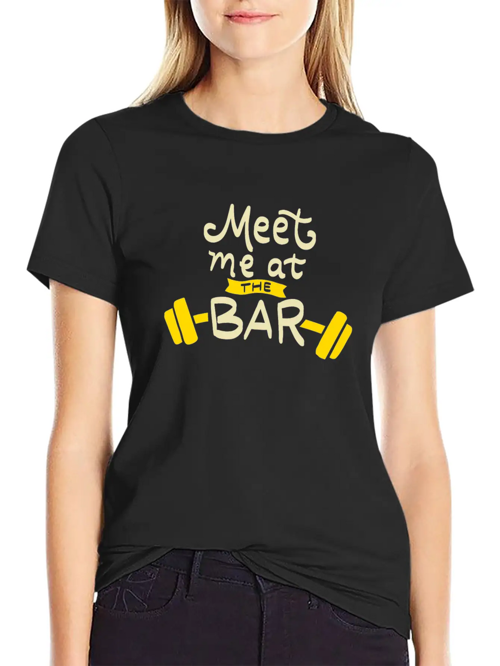 Meet Me At The Bar Essential Cotton Tee For Daily Outfits – Unisex Style
