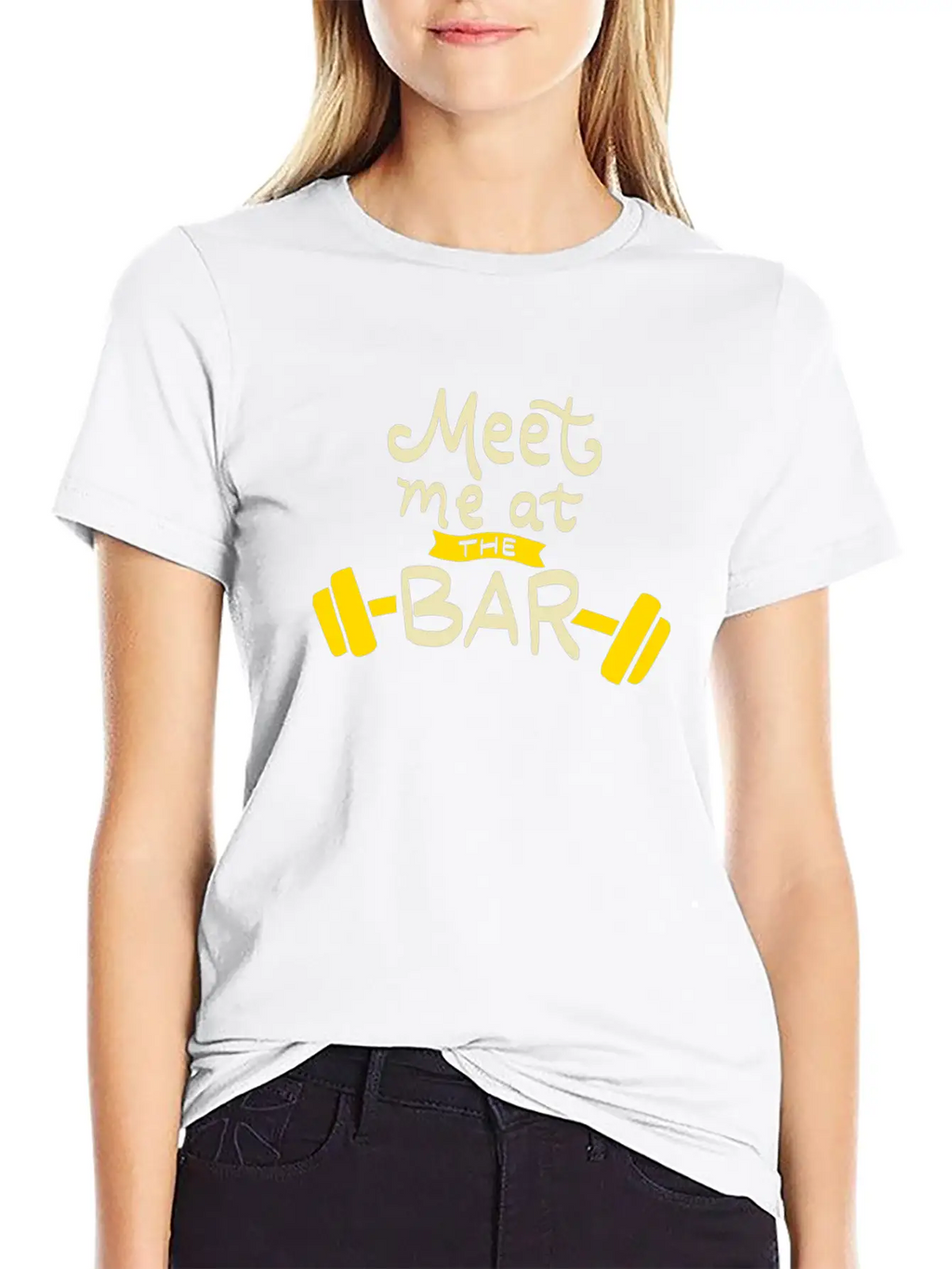Meet Me At The Bar Essential Cotton Tee For Daily Outfits – Unisex Style