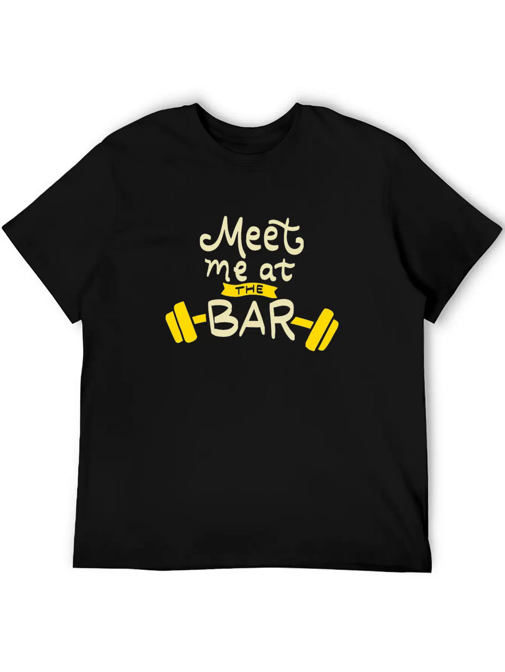 Meet Me At The Bar Essential Cotton Tee For Daily Outfits – Unisex Style
