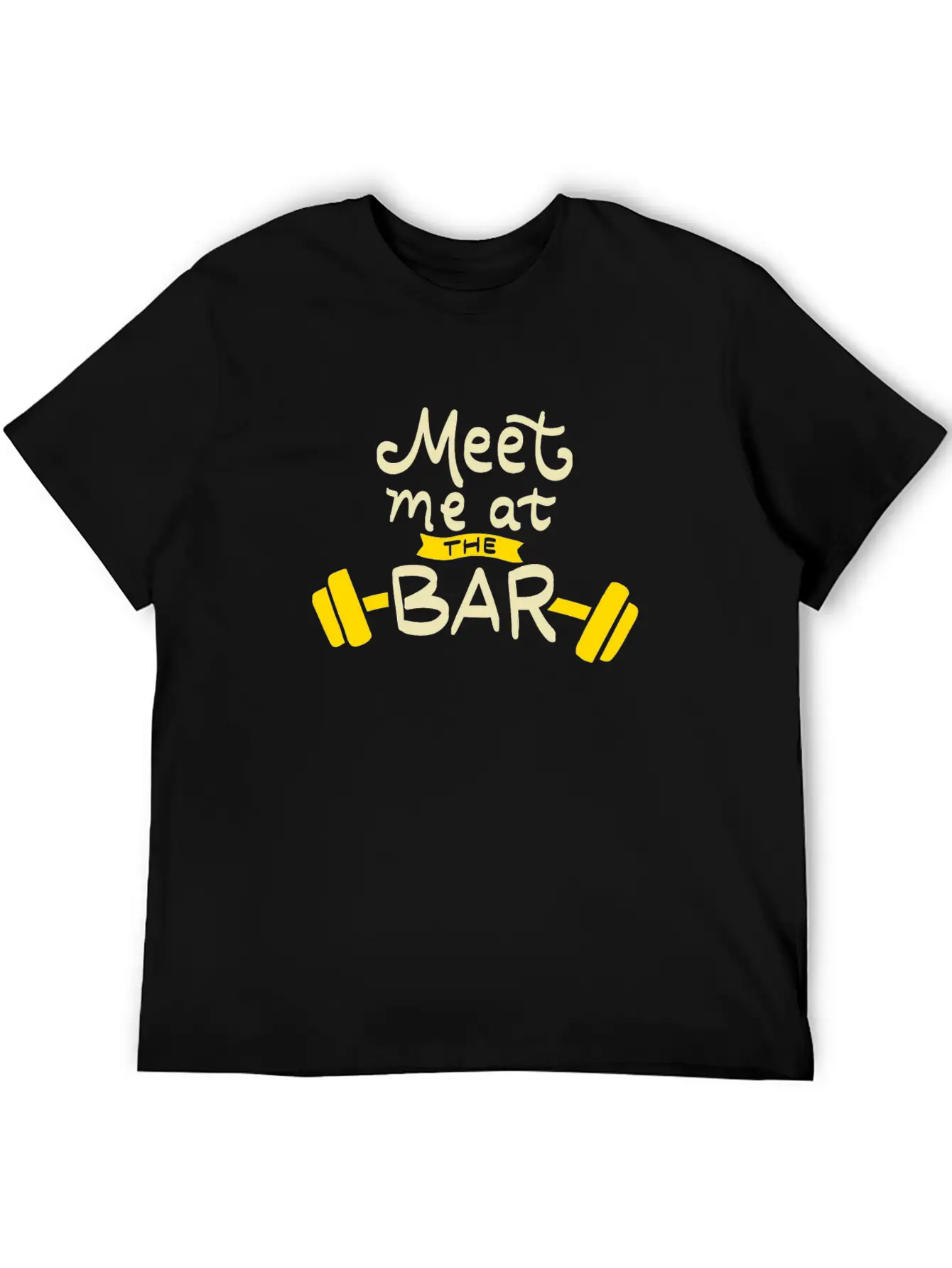 Meet Me At The Bar Essential Cotton Tee For Daily Outfits – Unisex Style