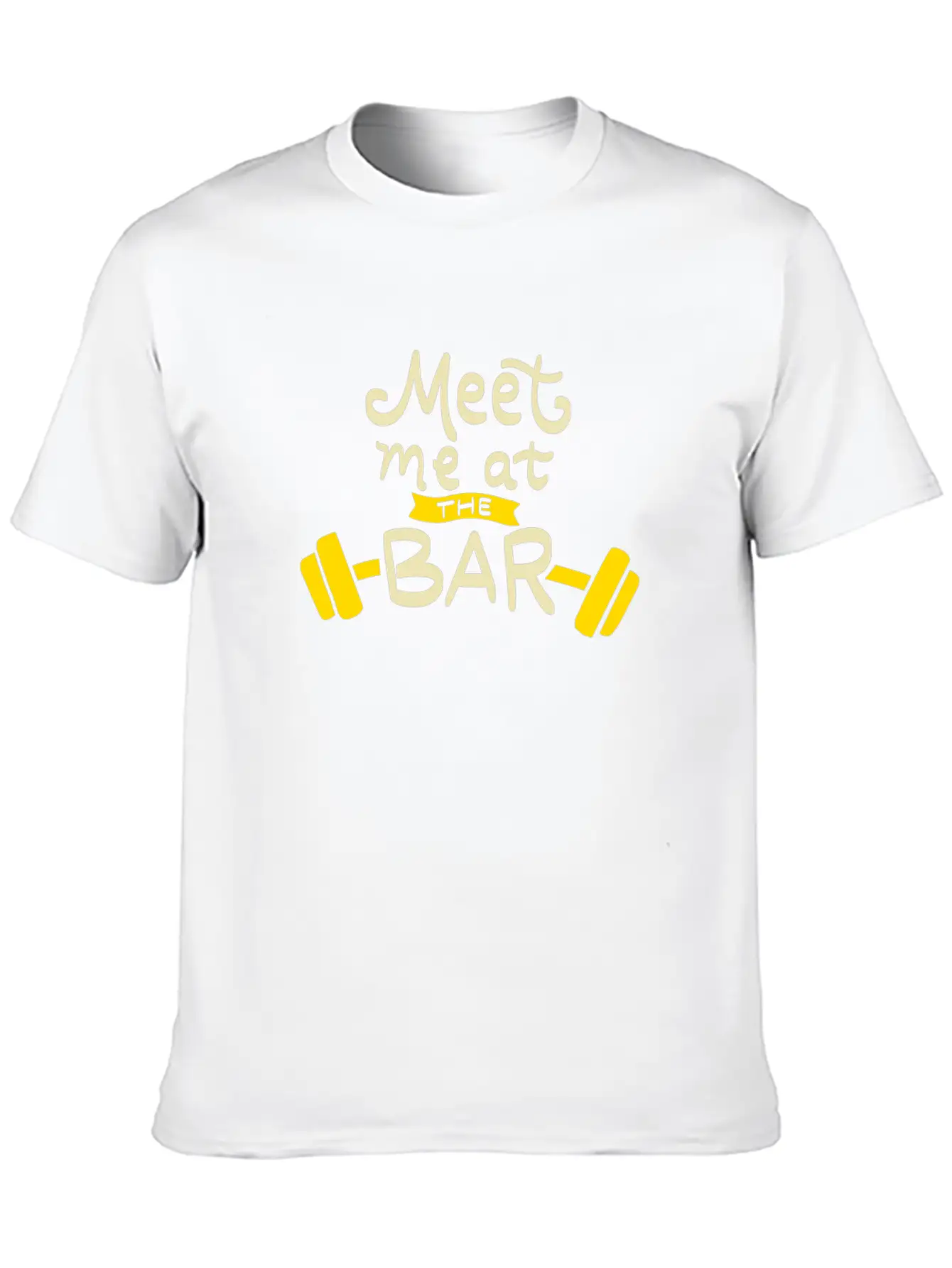 Meet Me At The Bar Essential Cotton Tee For Daily Outfits – Unisex Style