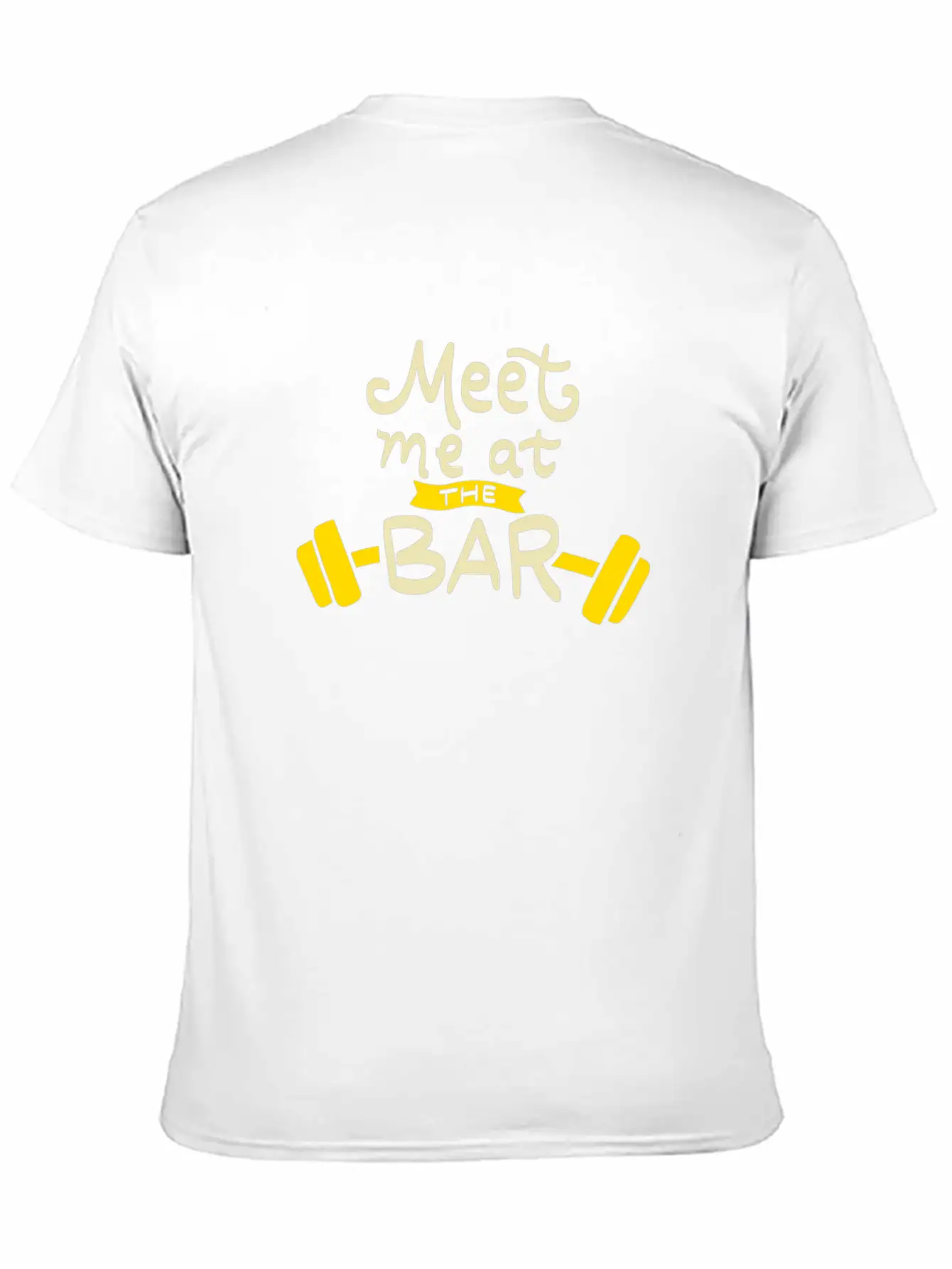 Meet Me At The Bar Essential Cotton Tee For Daily Outfits – Unisex Style