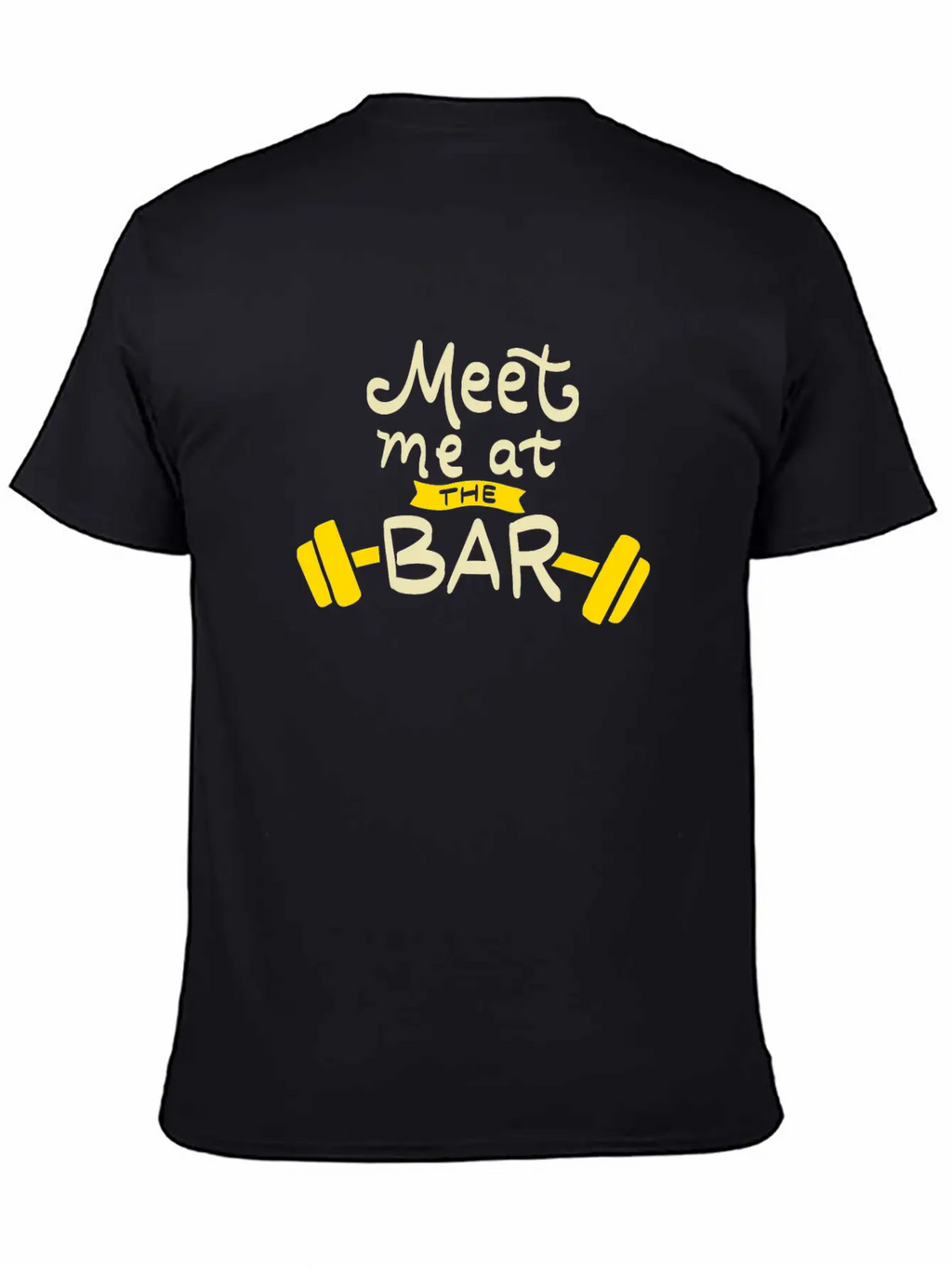 Meet Me At The Bar Essential Cotton Tee For Daily Outfits – Unisex Style